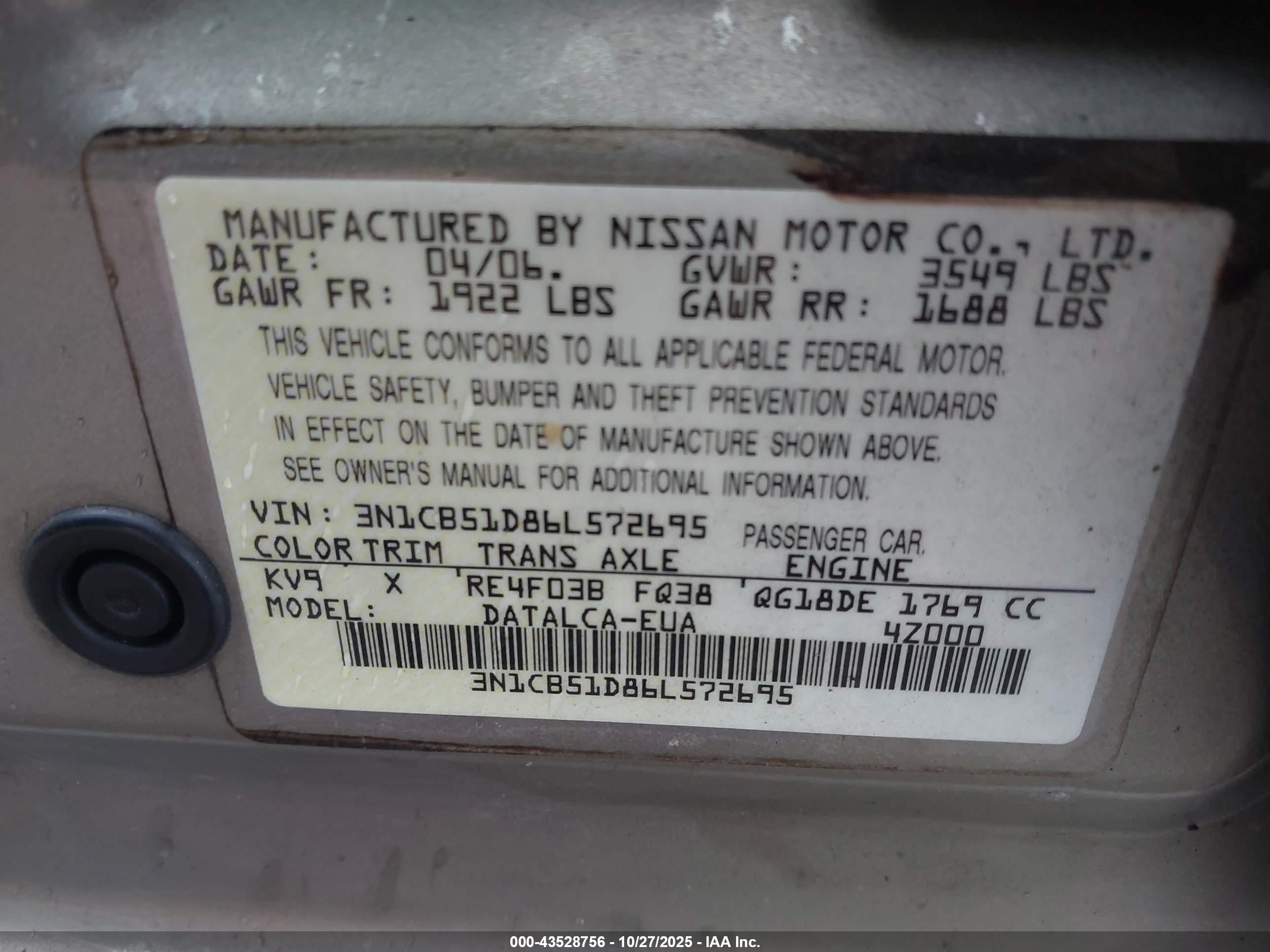NISSAN SENTRA image 9