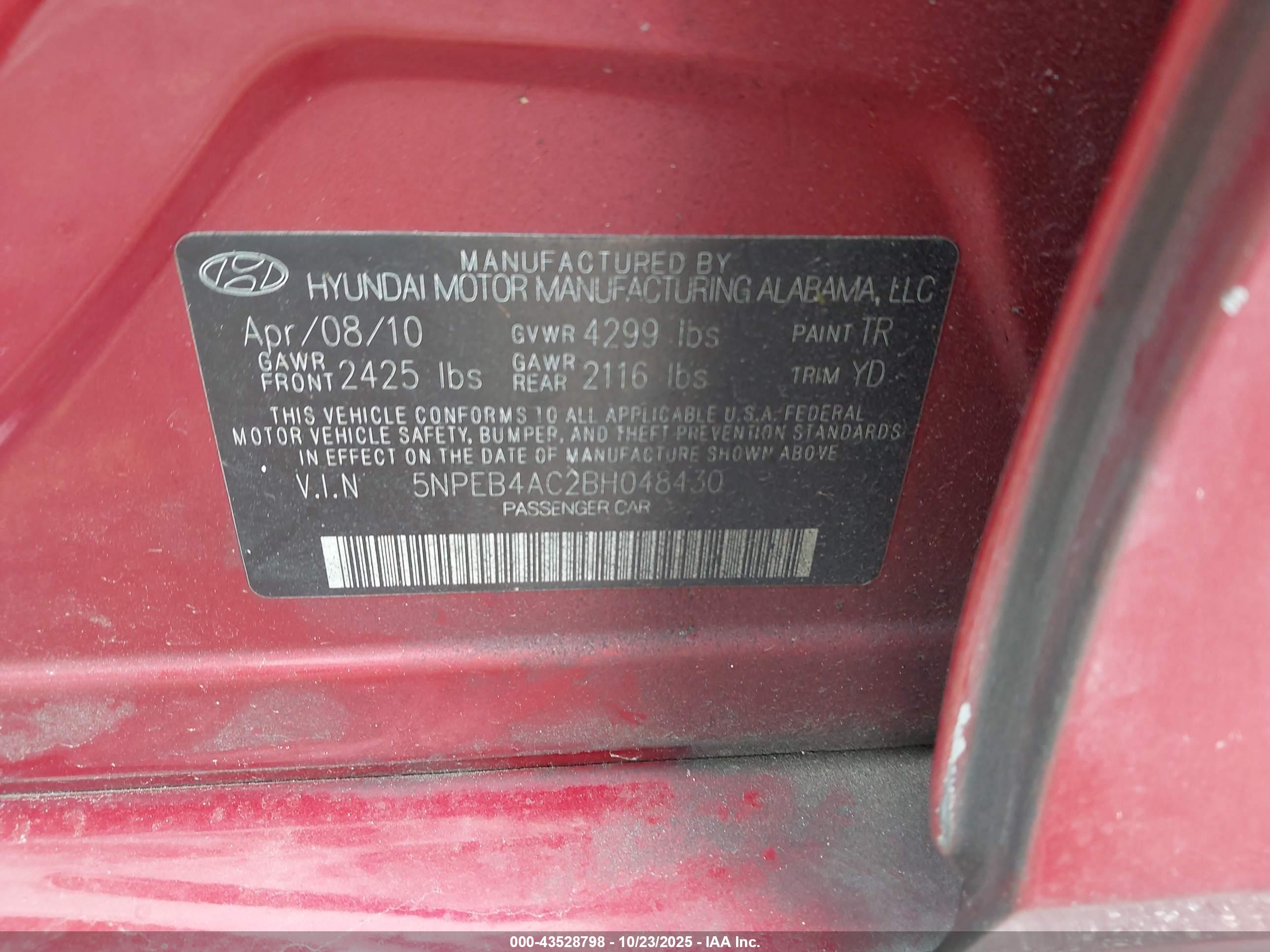 HYUNDAI SONATA image 9