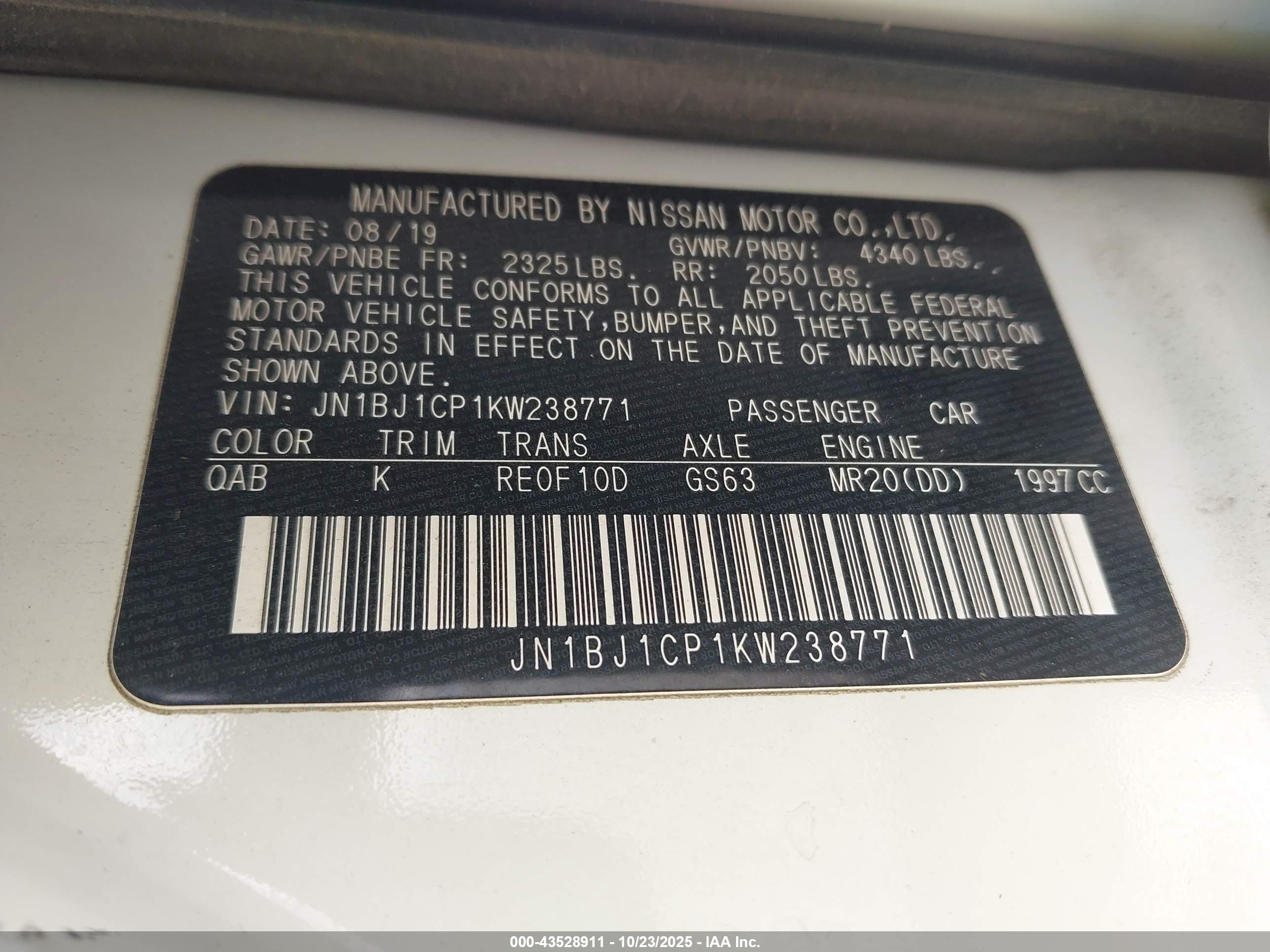 NISSAN ROGUE image 9