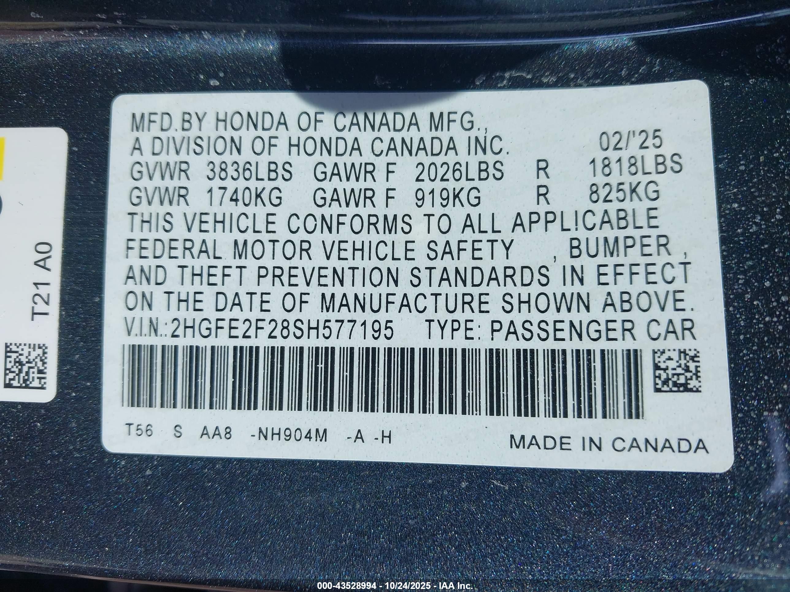 HONDA CIVIC image 9