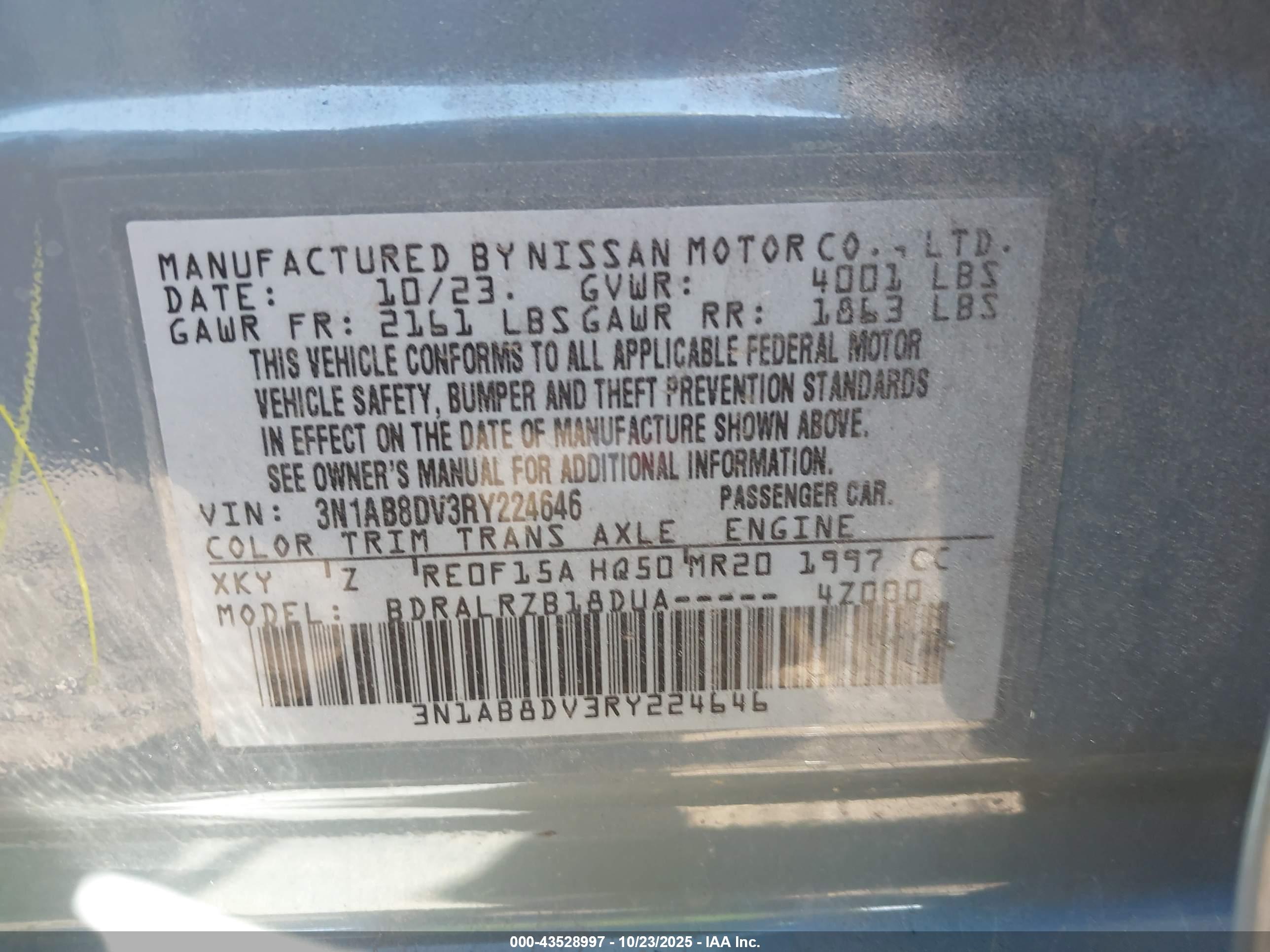 NISSAN SENTRA image 9