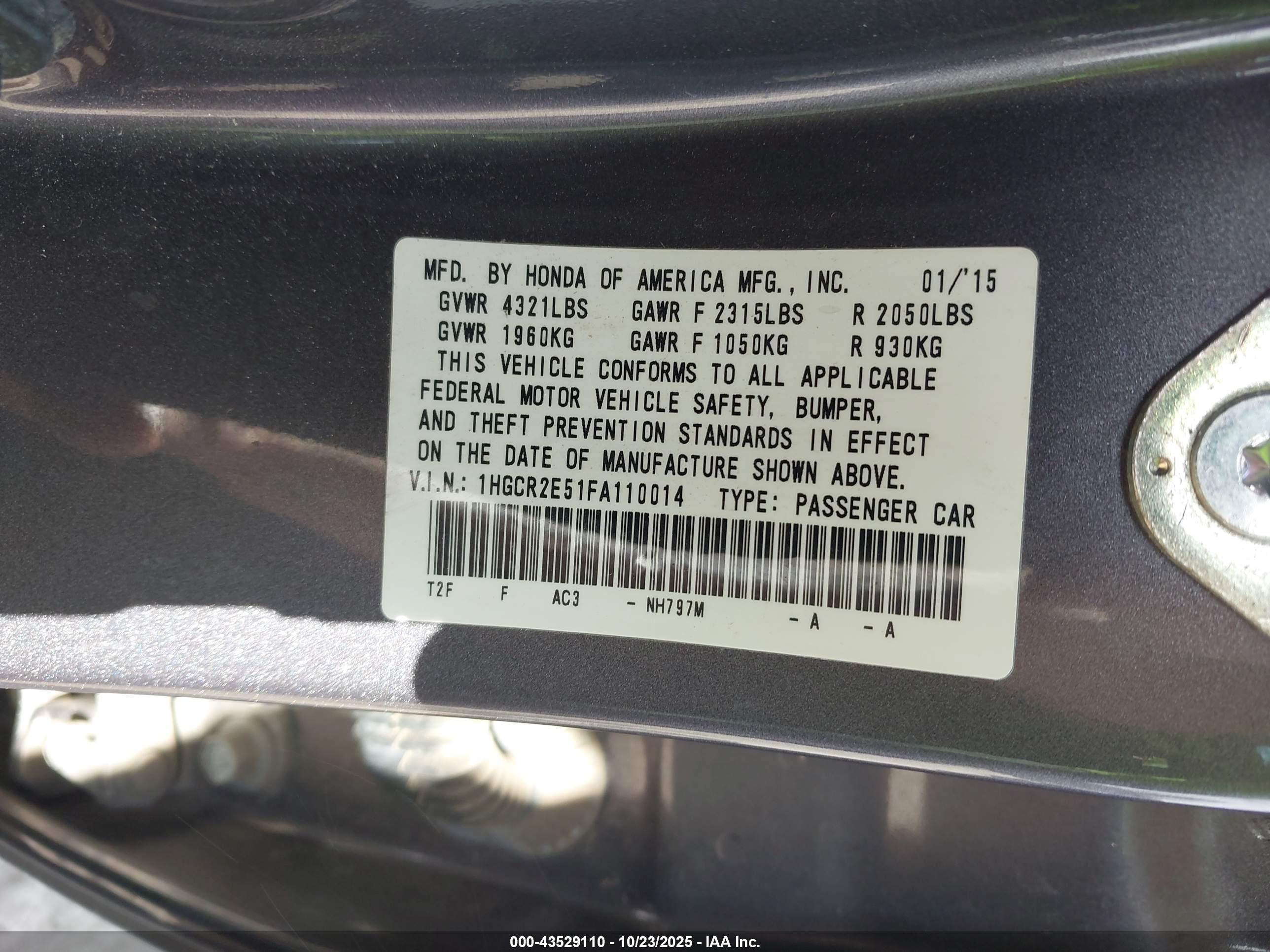 HONDA ACCORD image 9