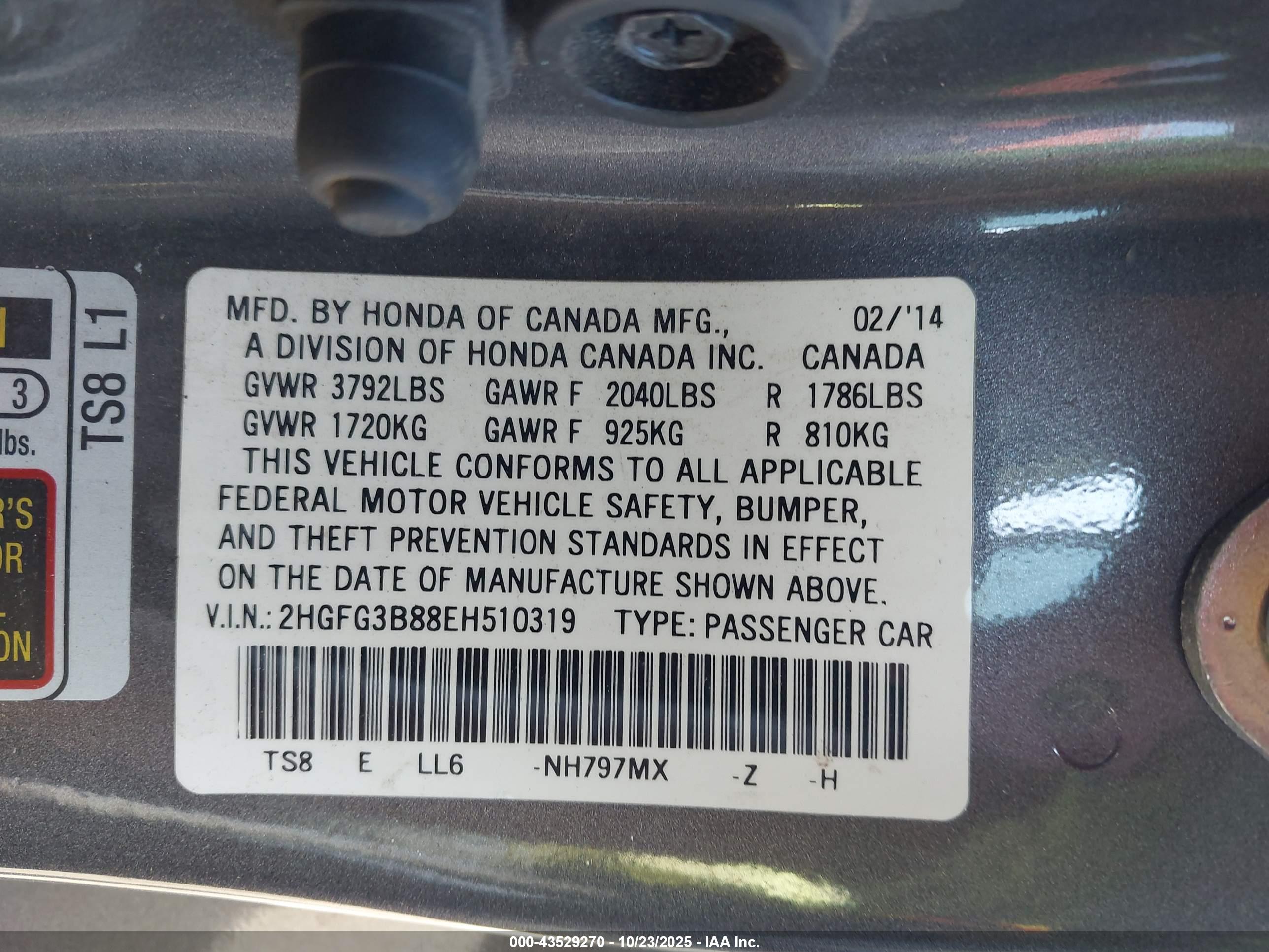 HONDA CIVIC image 9
