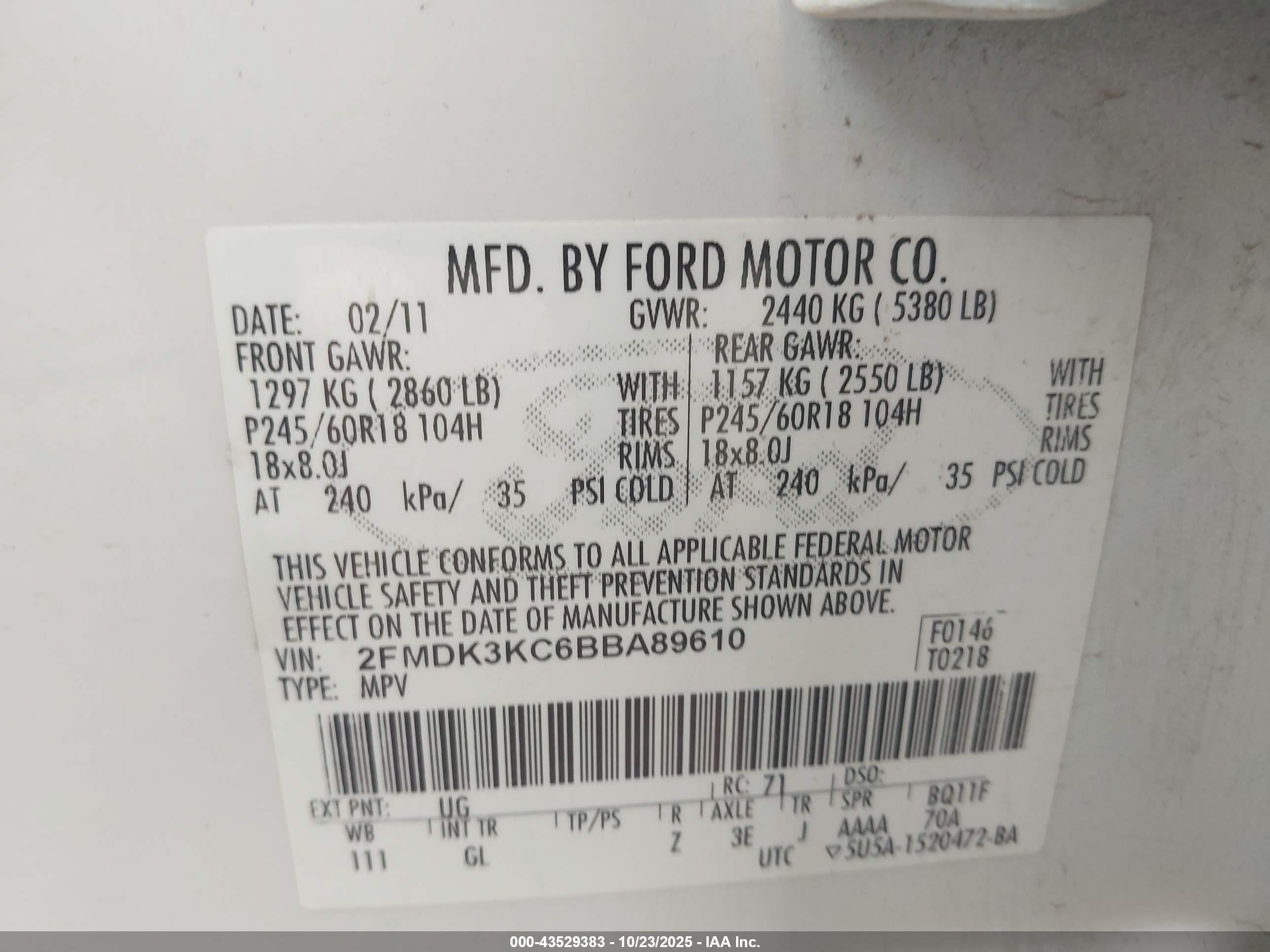 FORD EDGE image 9