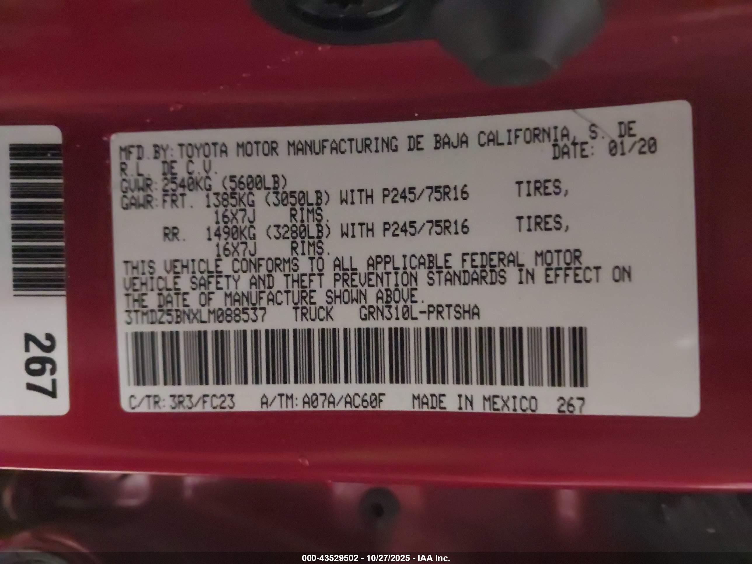 TOYOTA TACOMA image 9