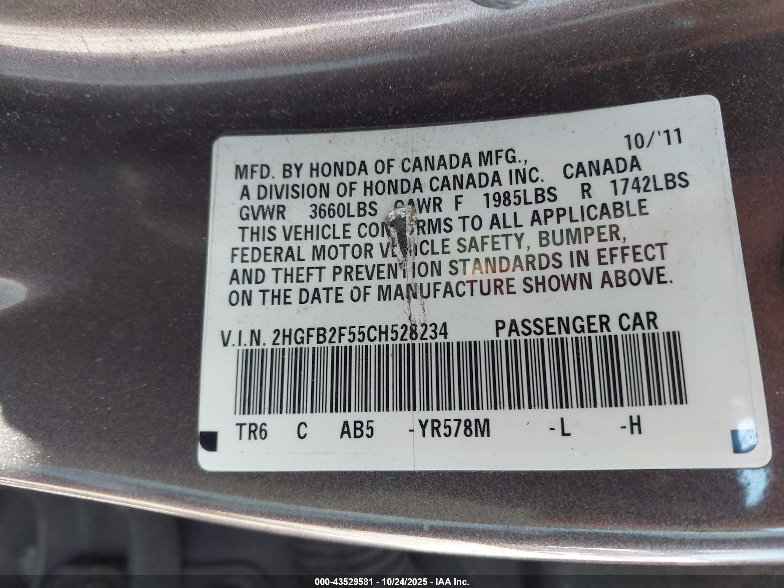 HONDA CIVIC image 9