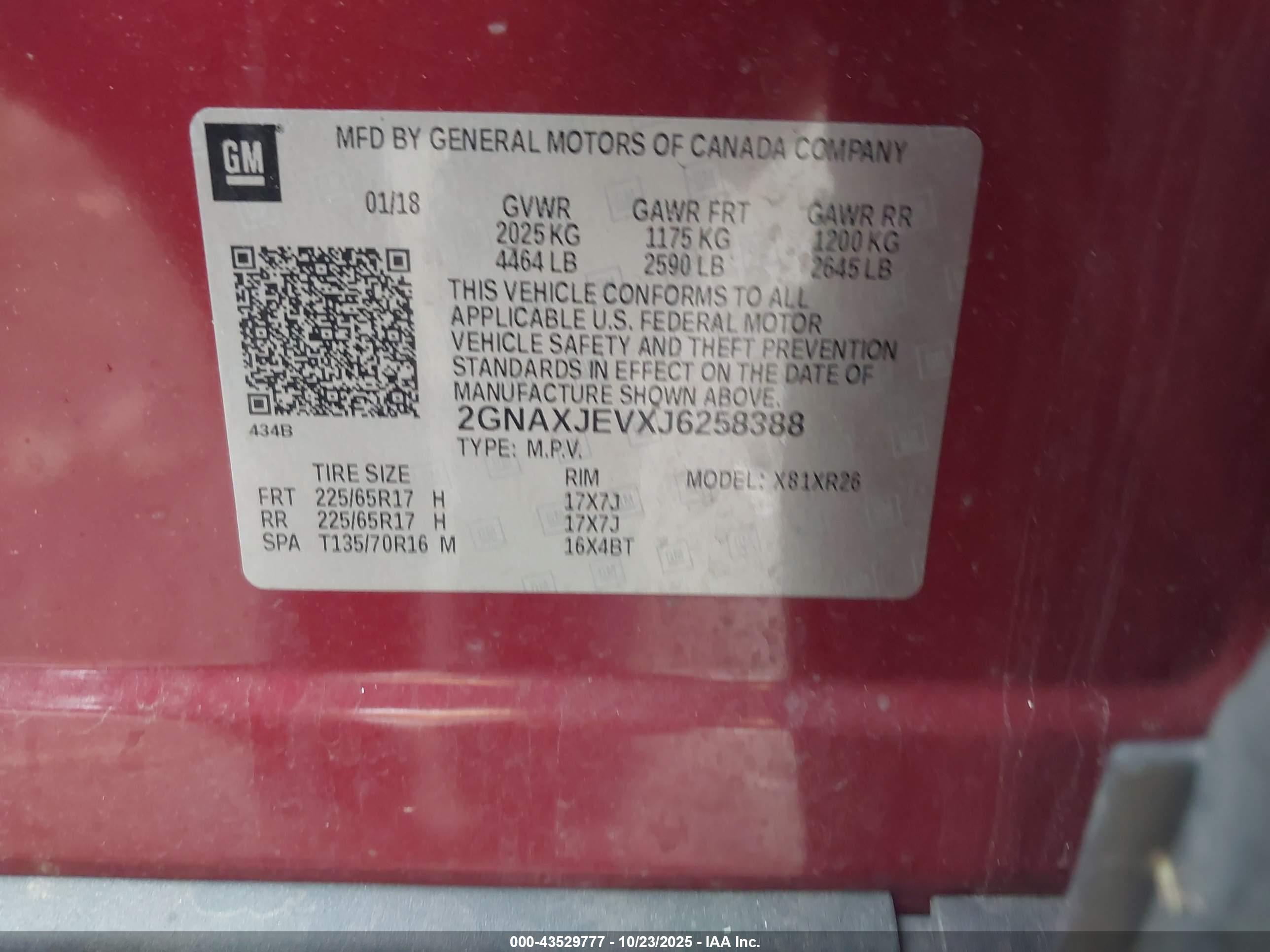 CHEVROLET EQUINOX image 9