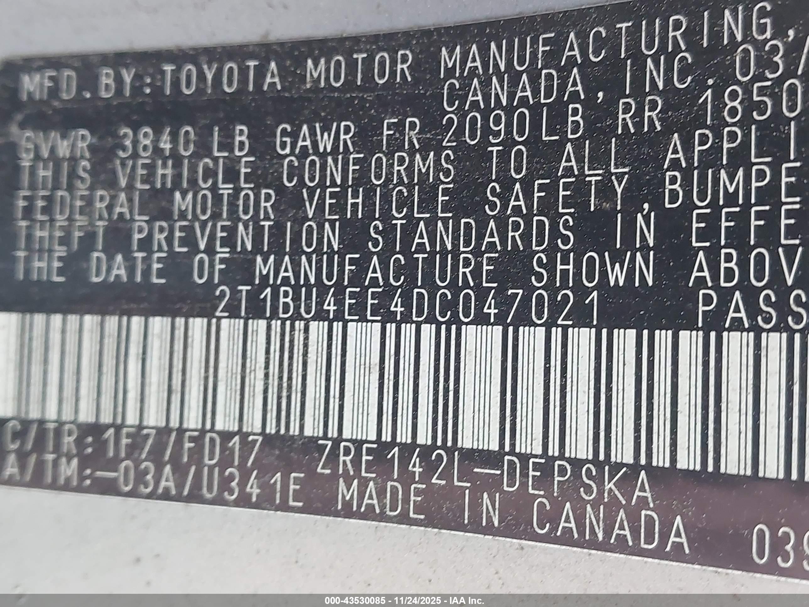 TOYOTA COROLLA image 9