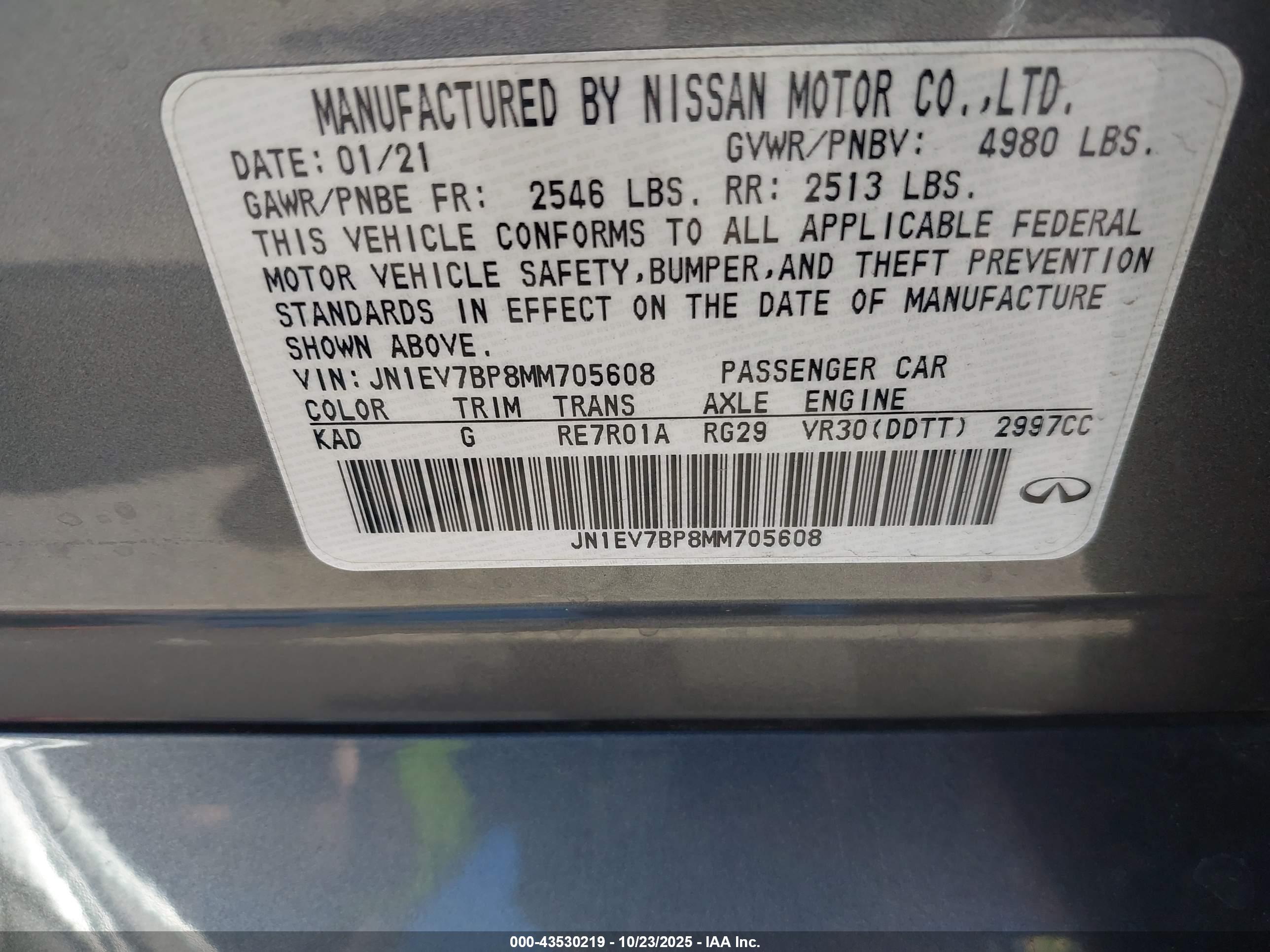 INFINITI Q50 image 9