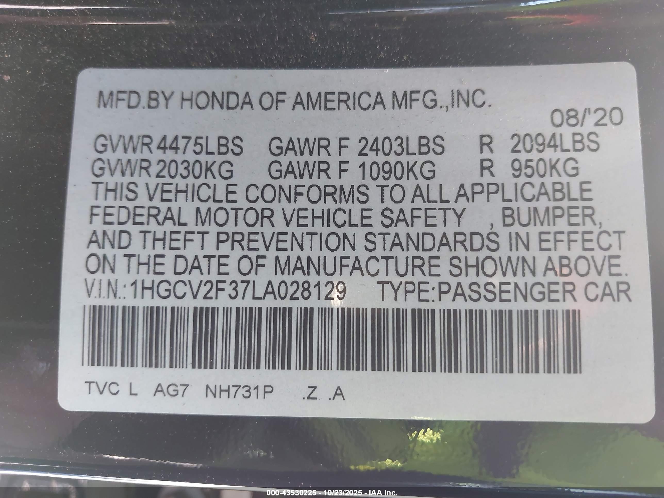 HONDA ACCORD image 9
