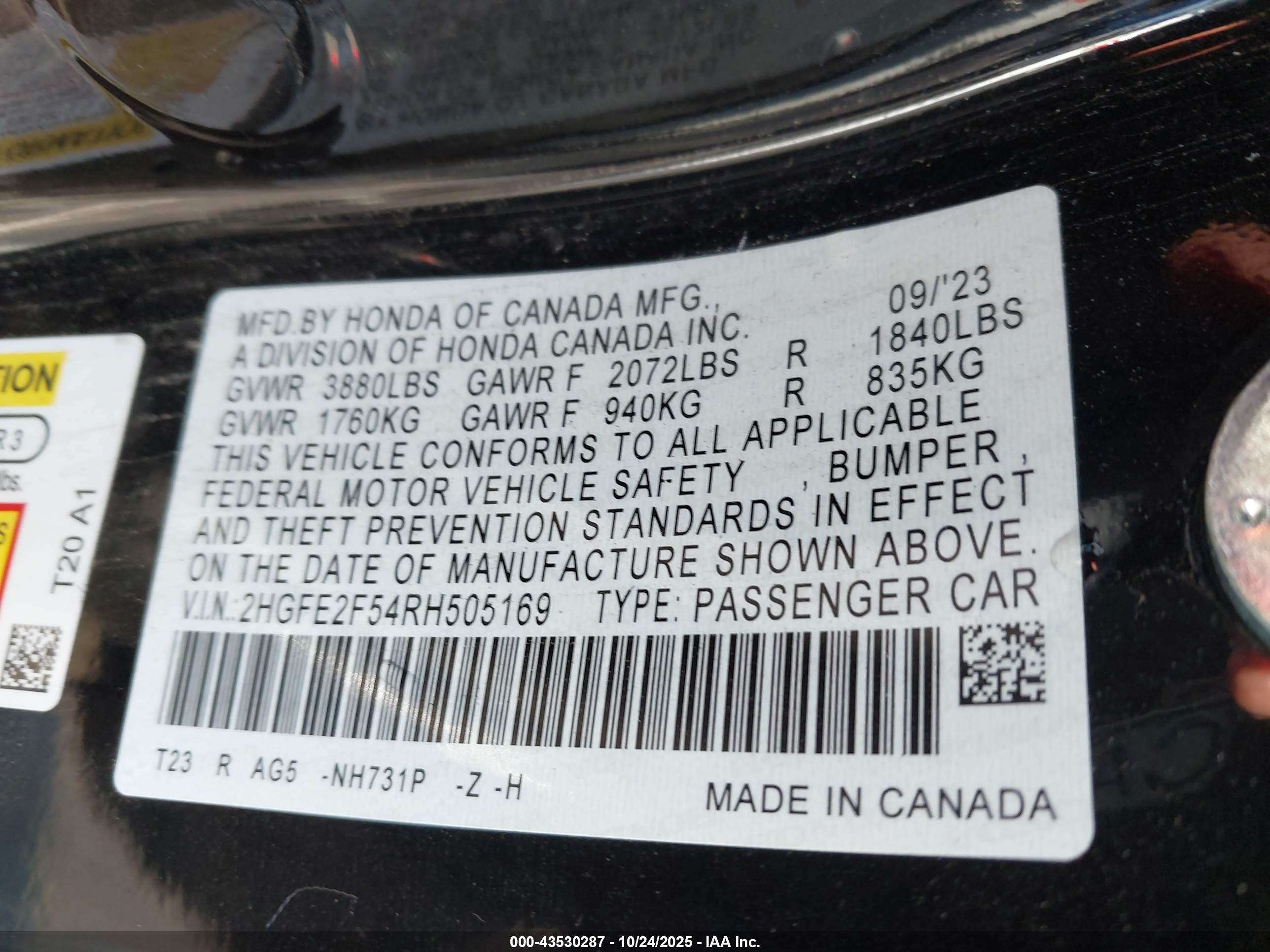 HONDA CIVIC image 9