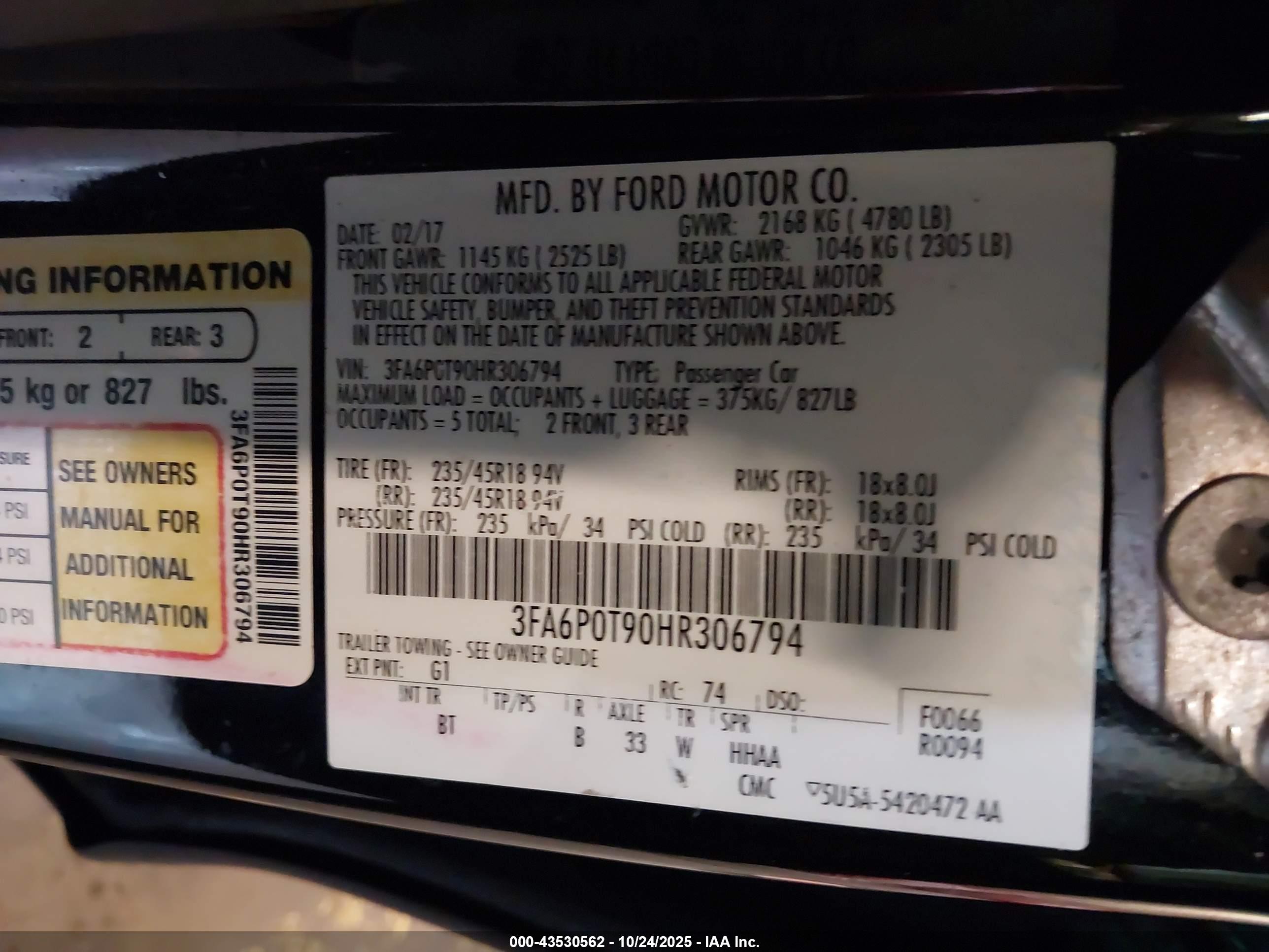 FORD FUSION image 9