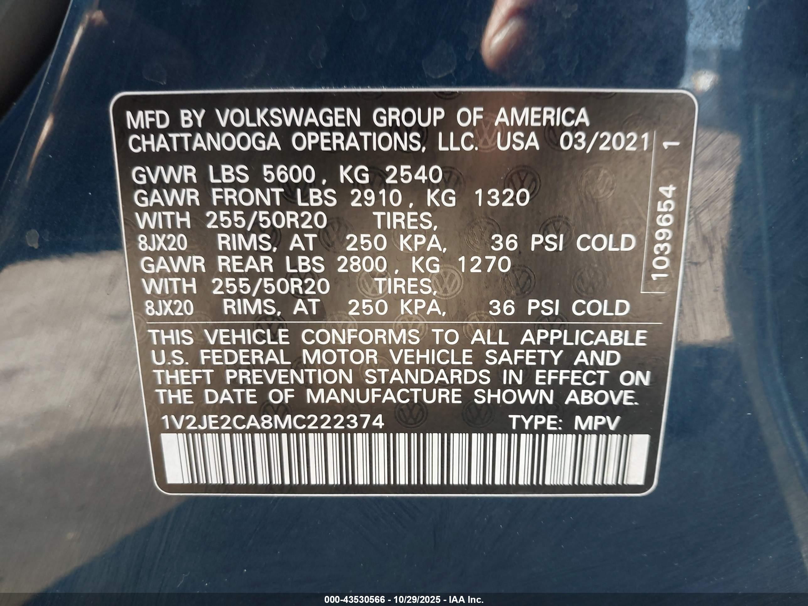 VOLKSWAGEN ATLAS image 9