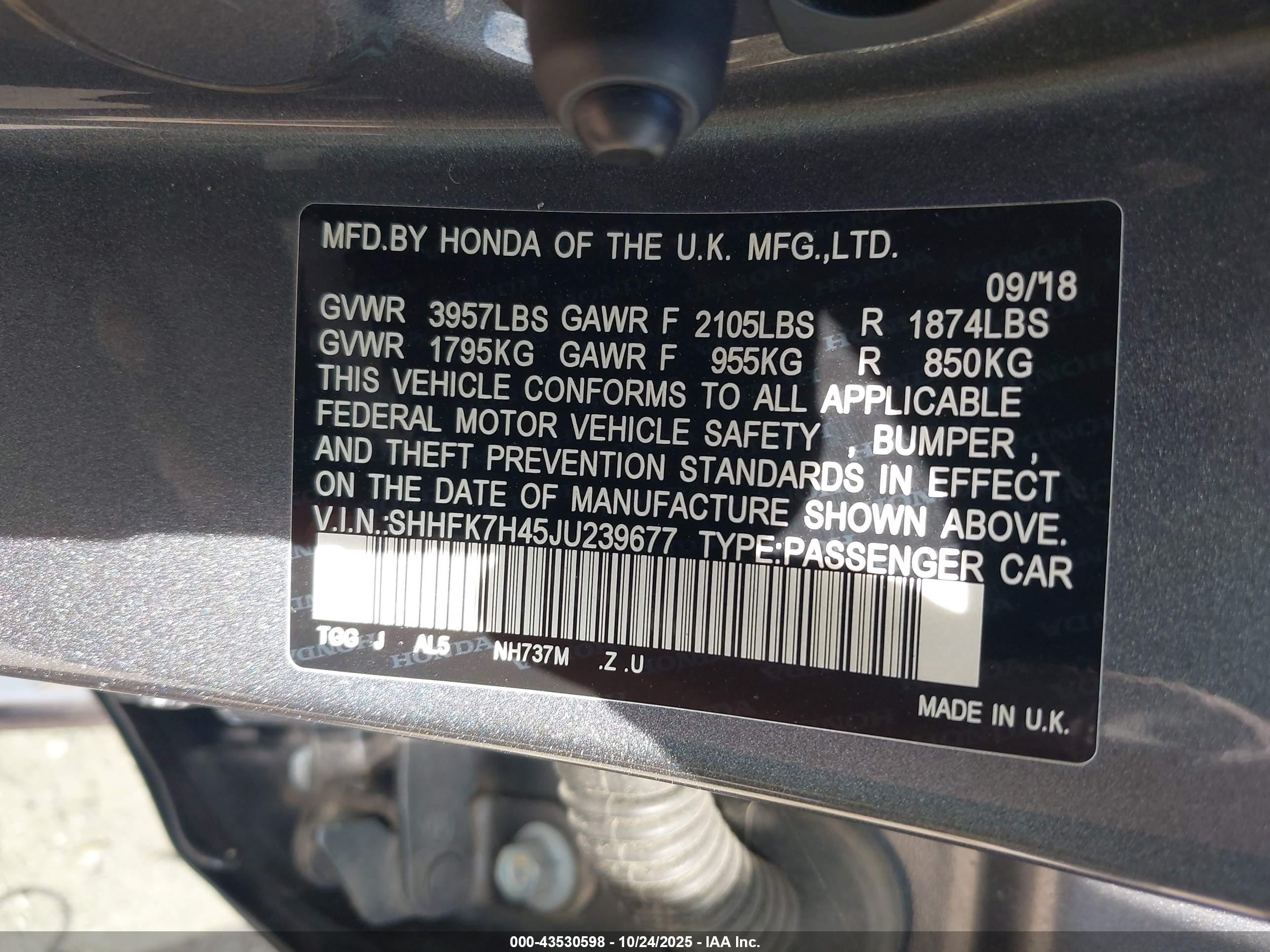 HONDA CIVIC image 9
