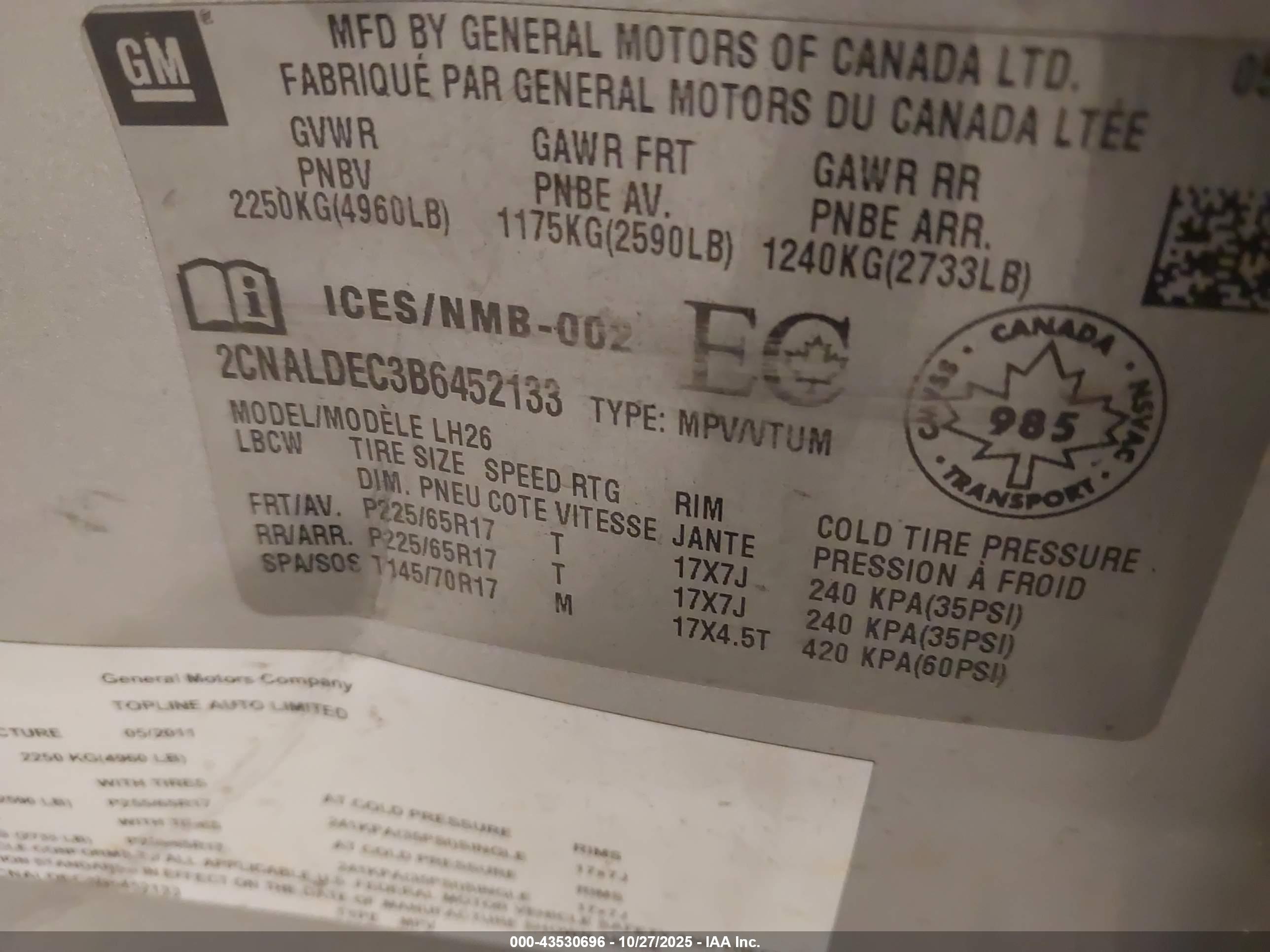 CHEVROLET EQUINOX image 9