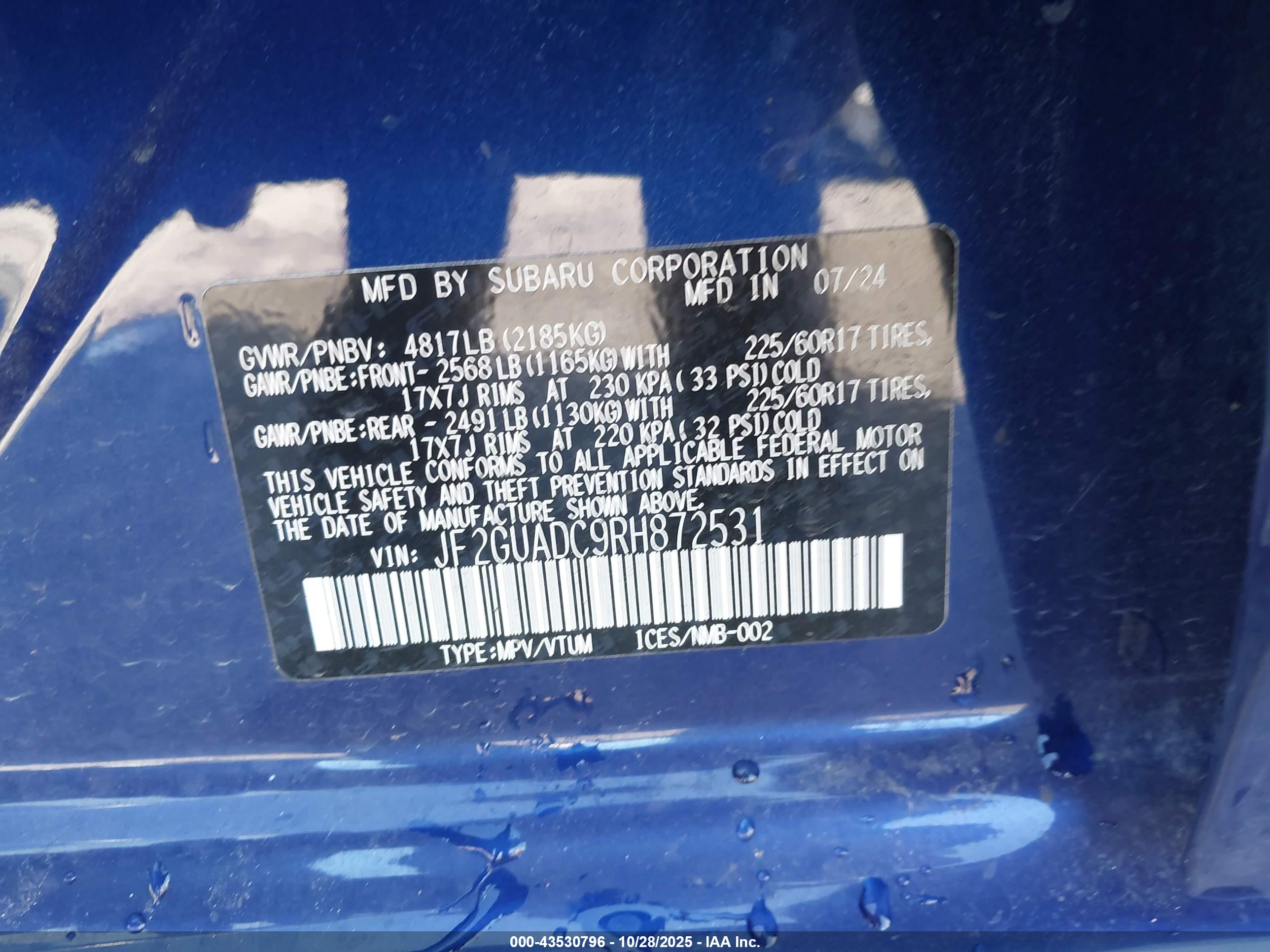 SUBARU CROSSTREK image 9