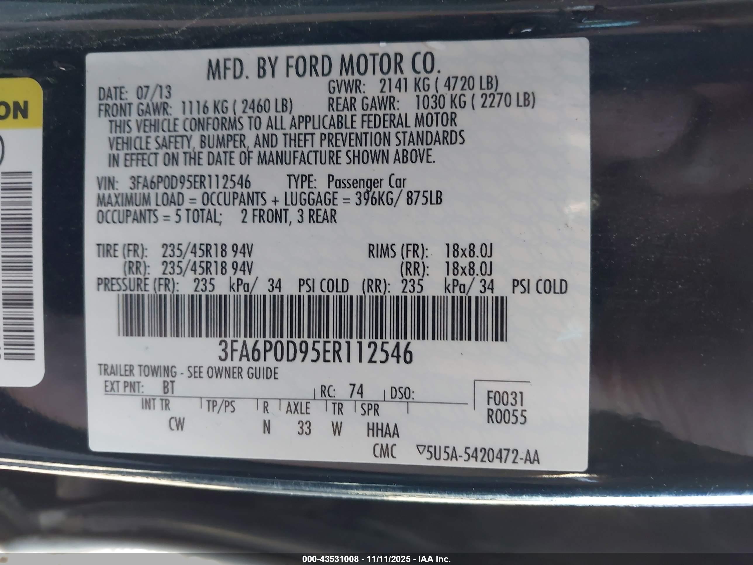 FORD FUSION image 9