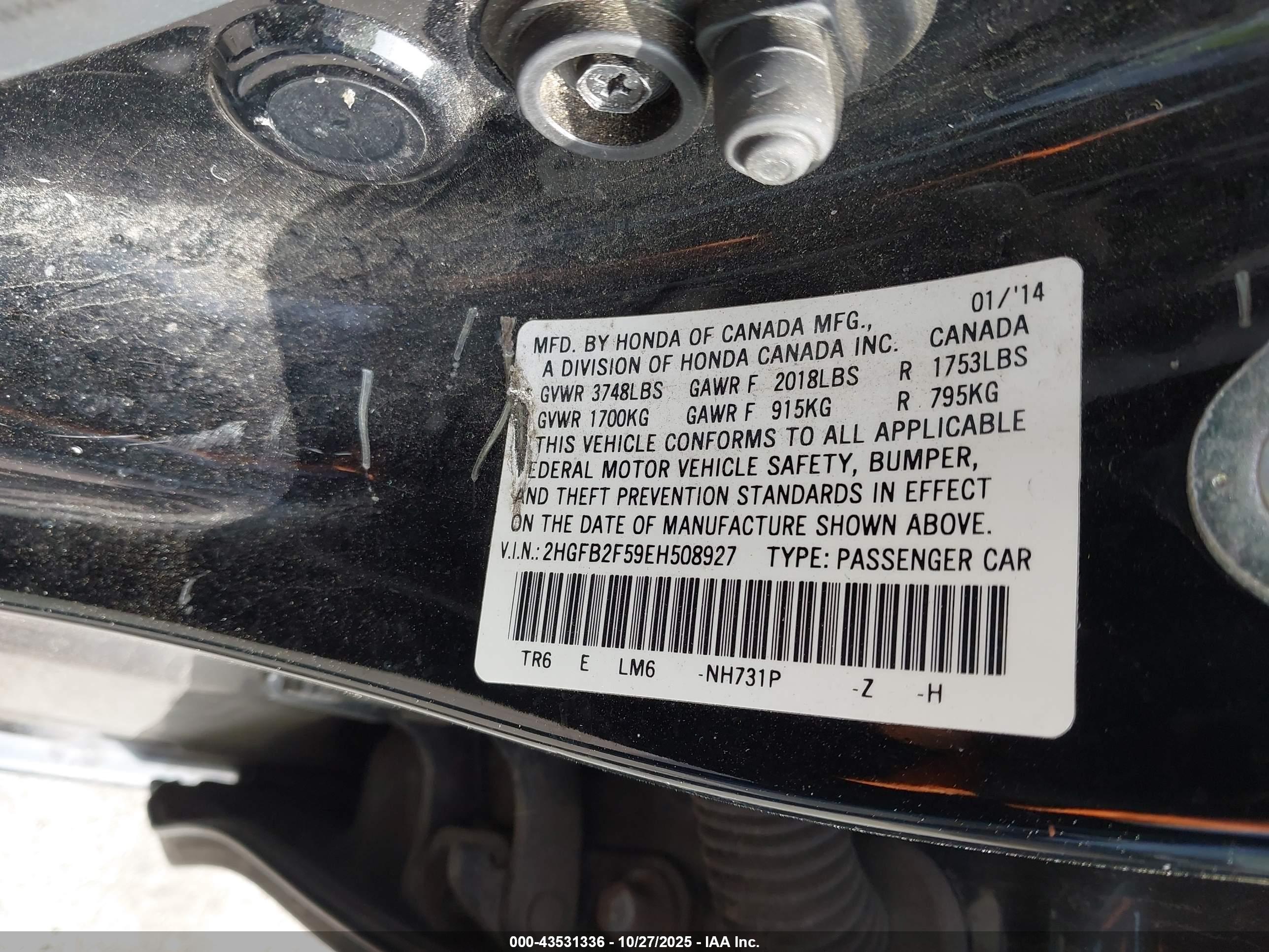 HONDA CIVIC image 9