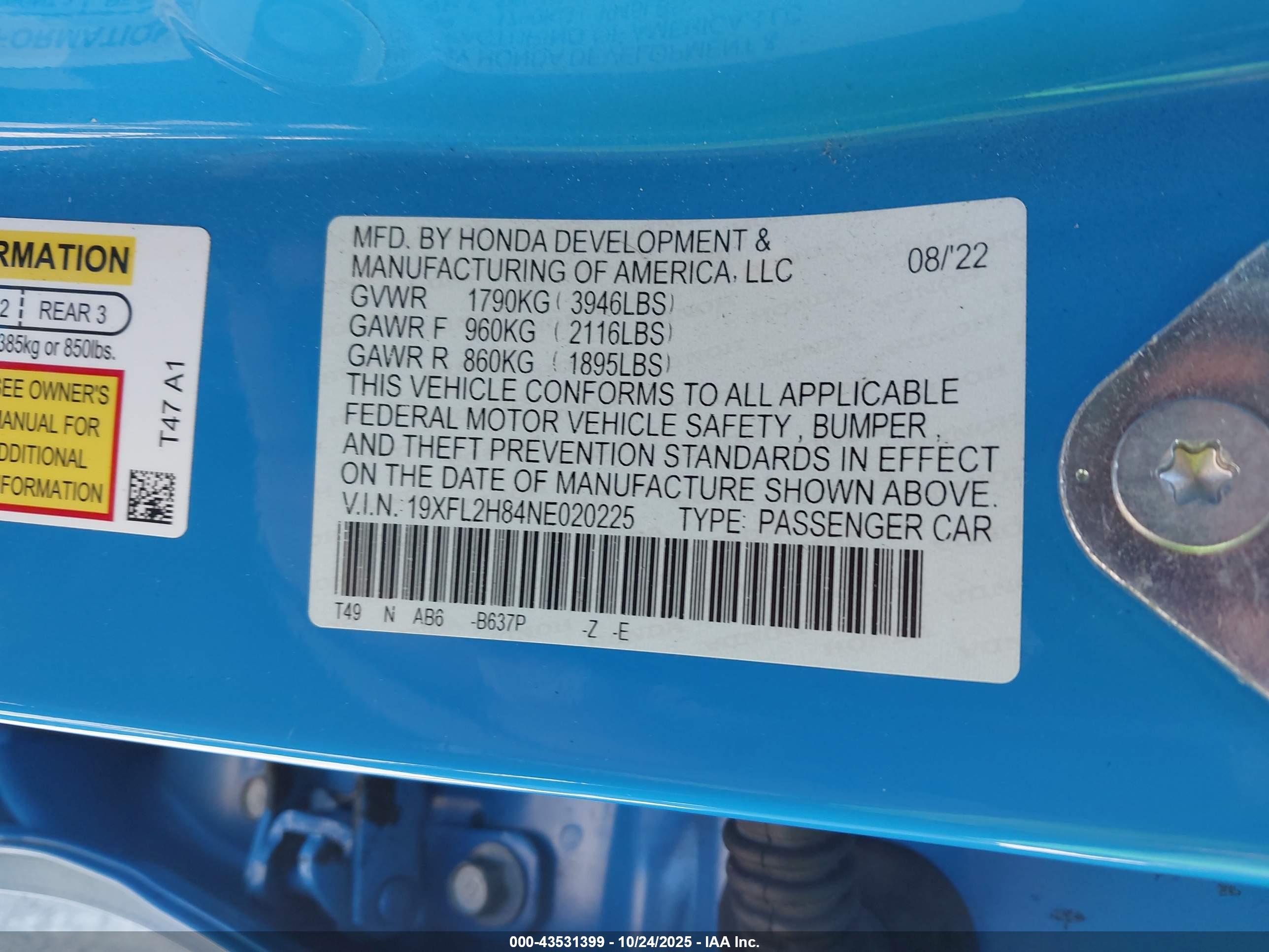 HONDA CIVIC image 9