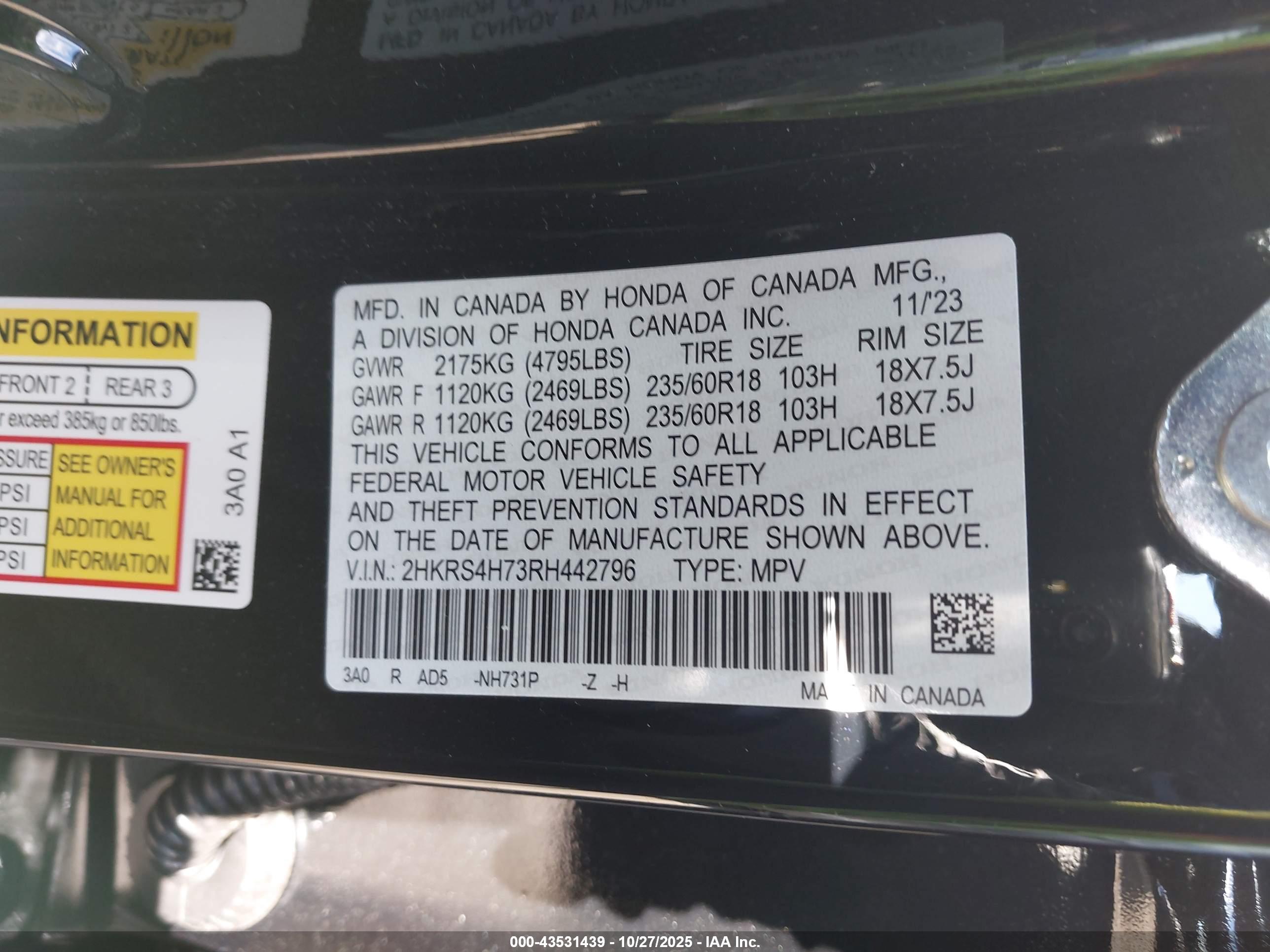 HONDA CR-V image 9