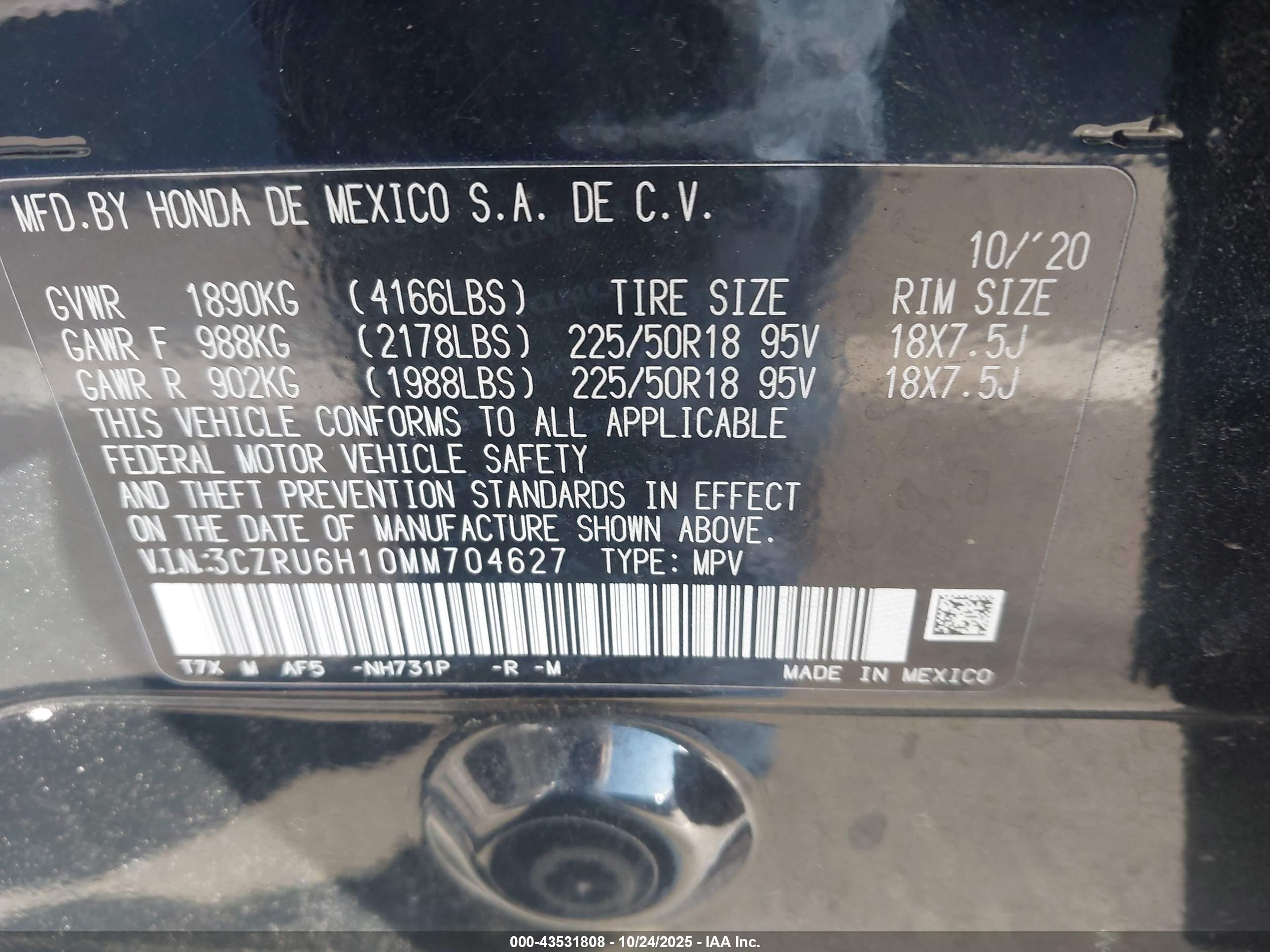 HONDA HR-V image 9