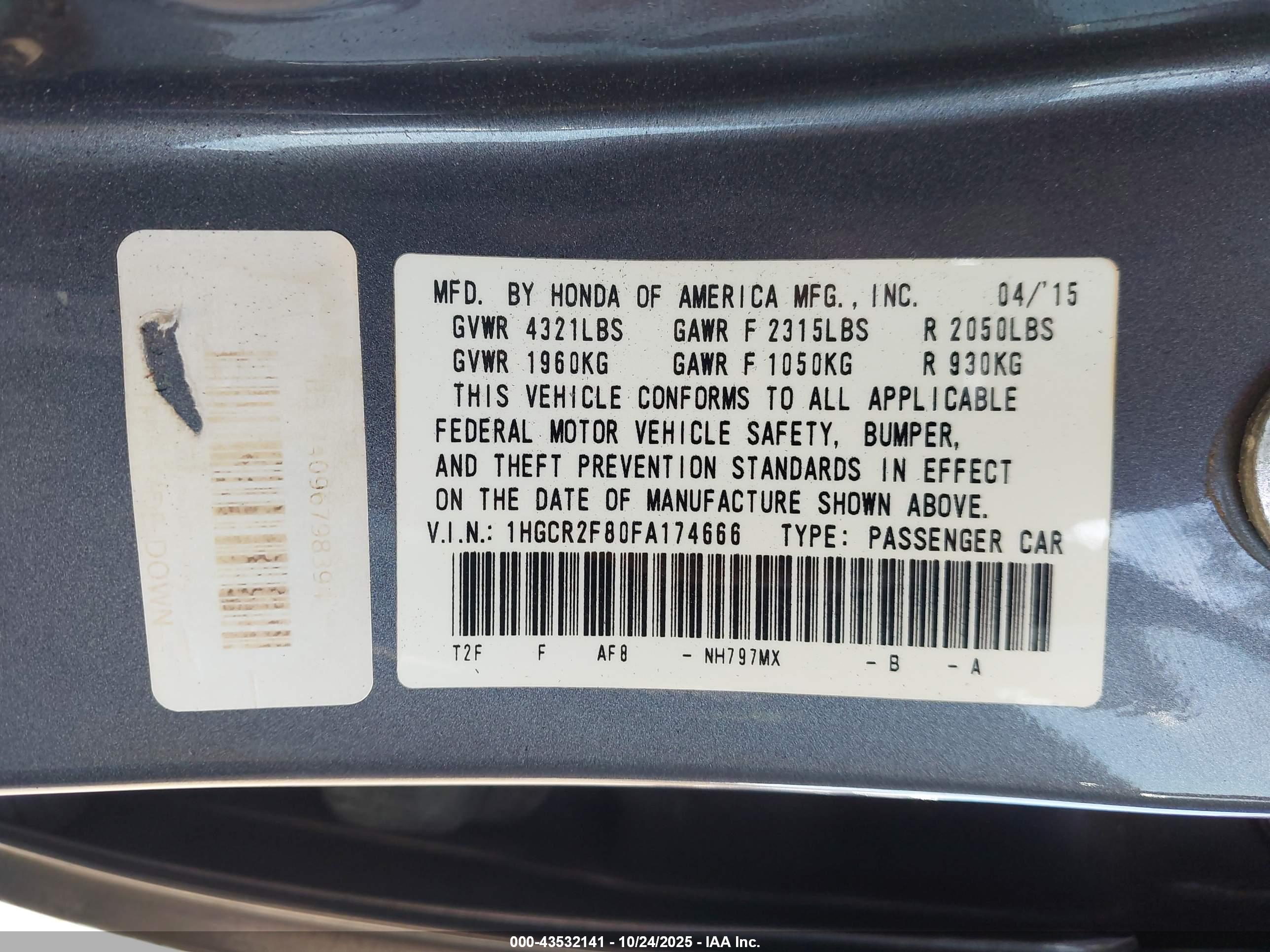 HONDA ACCORD image 9