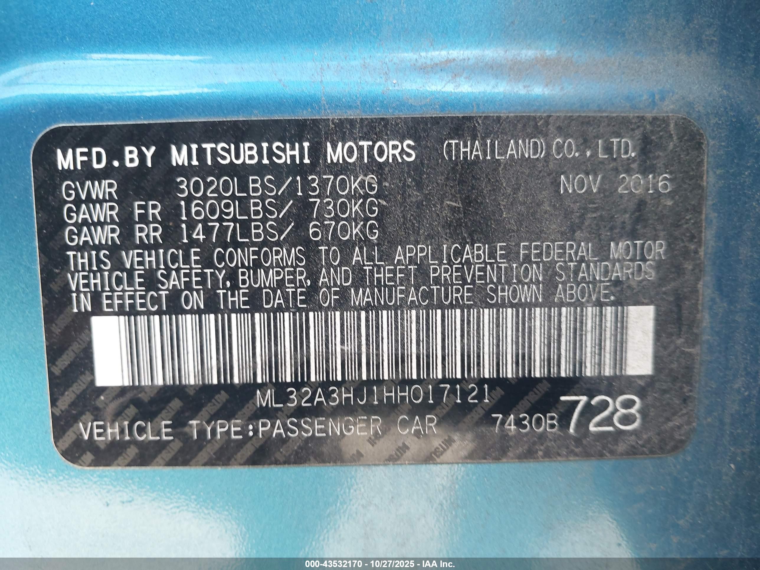 MITSUBISHI MIRAGE image 9