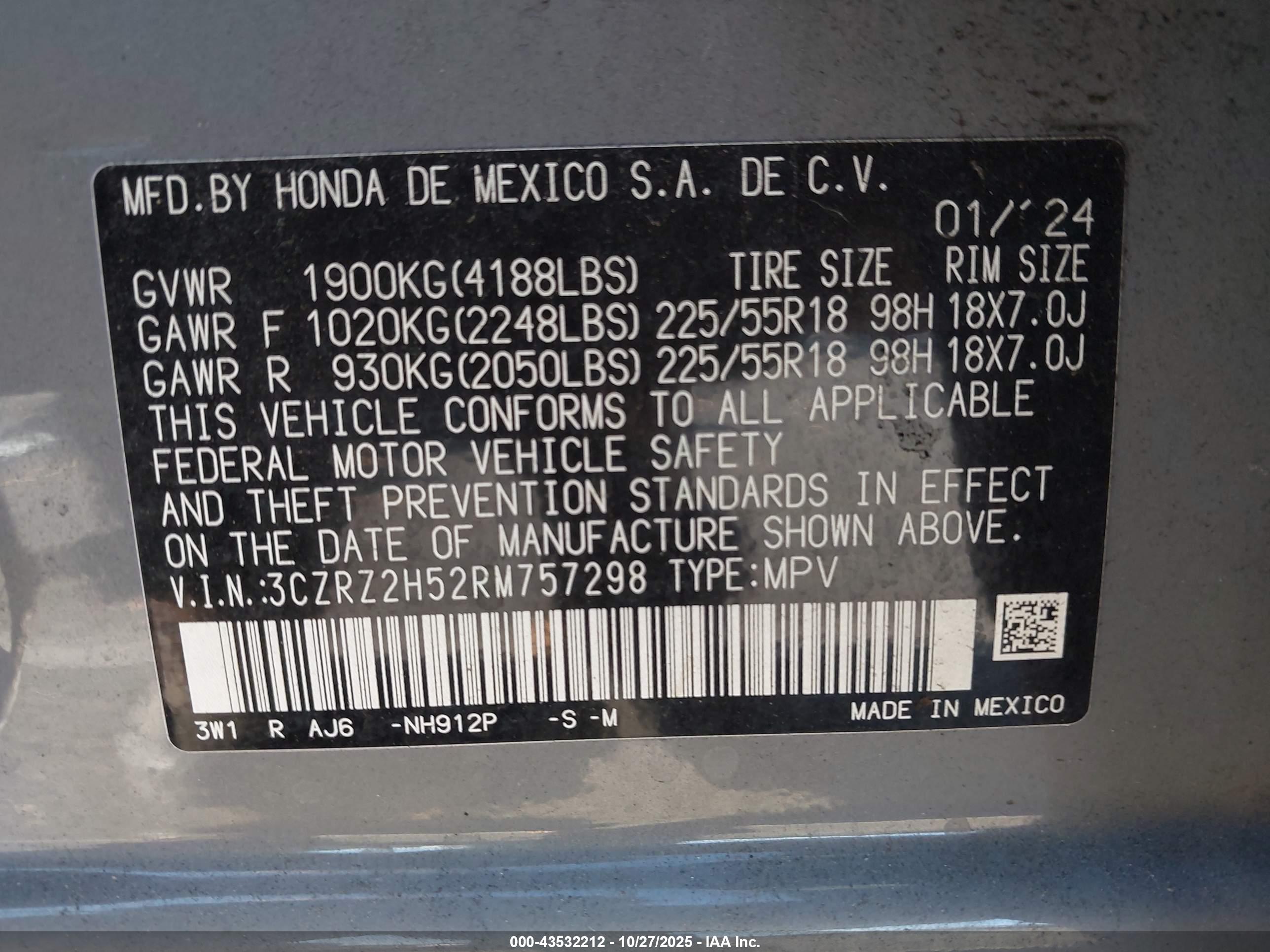 HONDA HR-V image 9