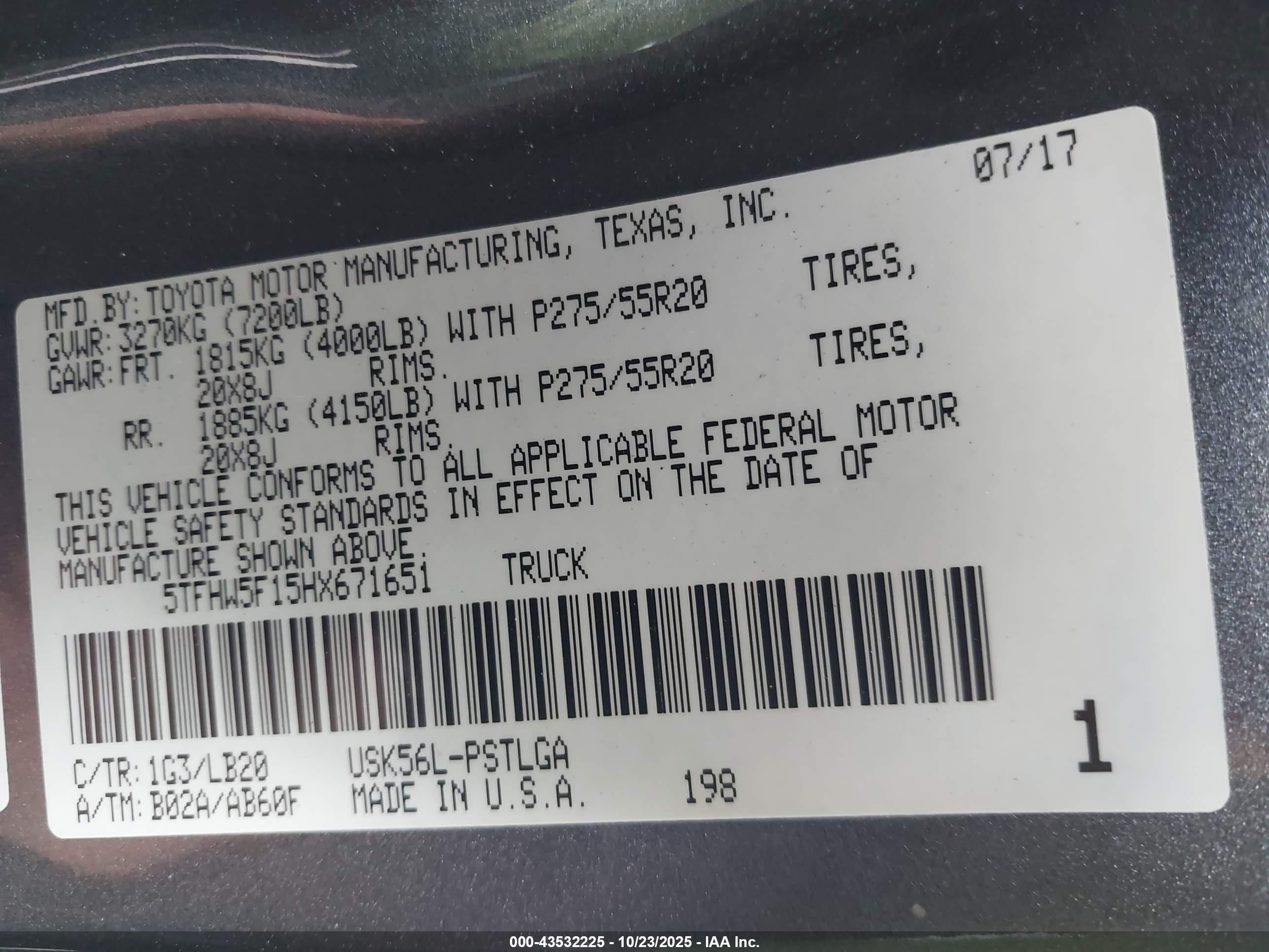 TOYOTA TUNDRA image 9