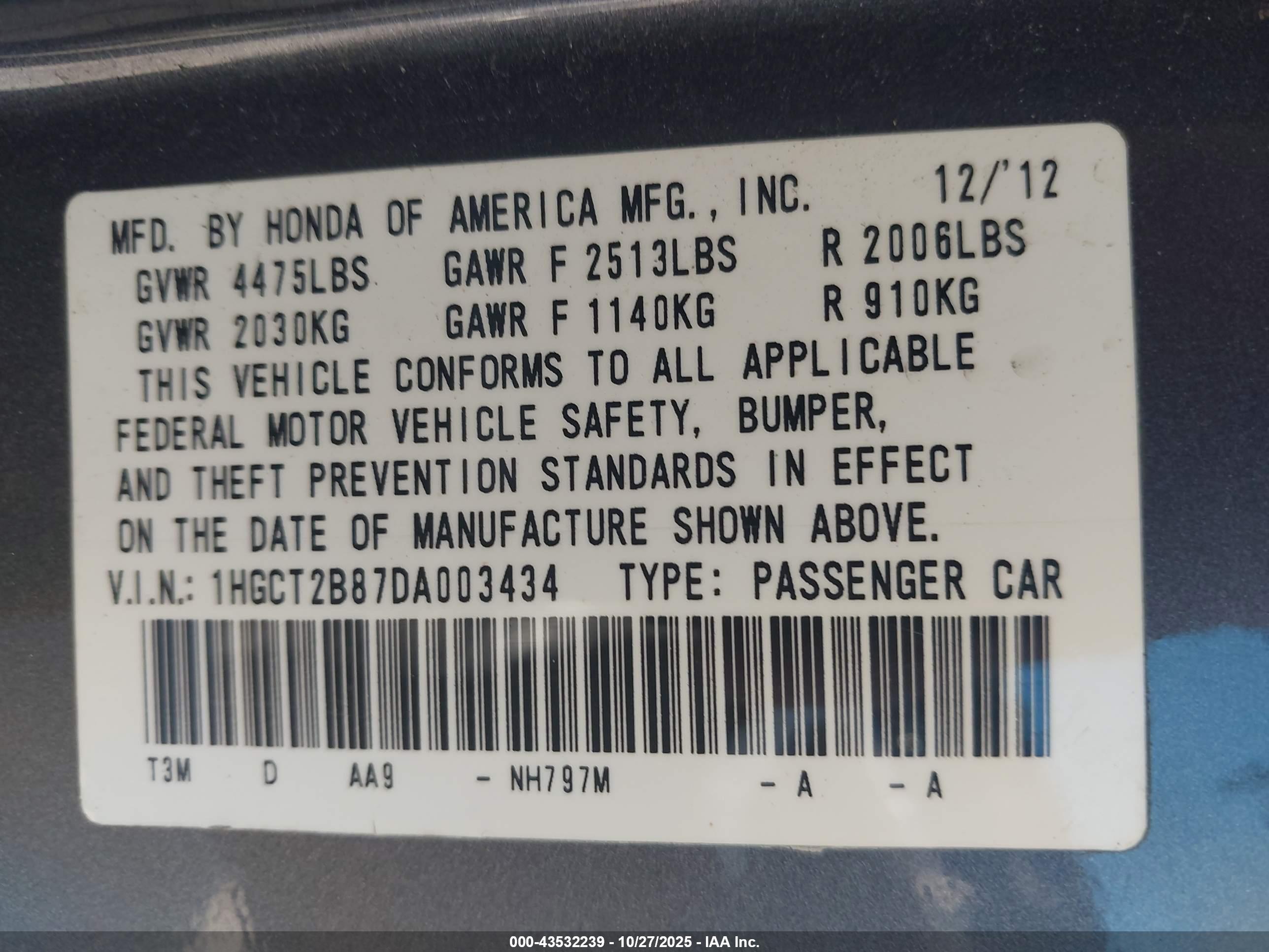 HONDA ACCORD image 9