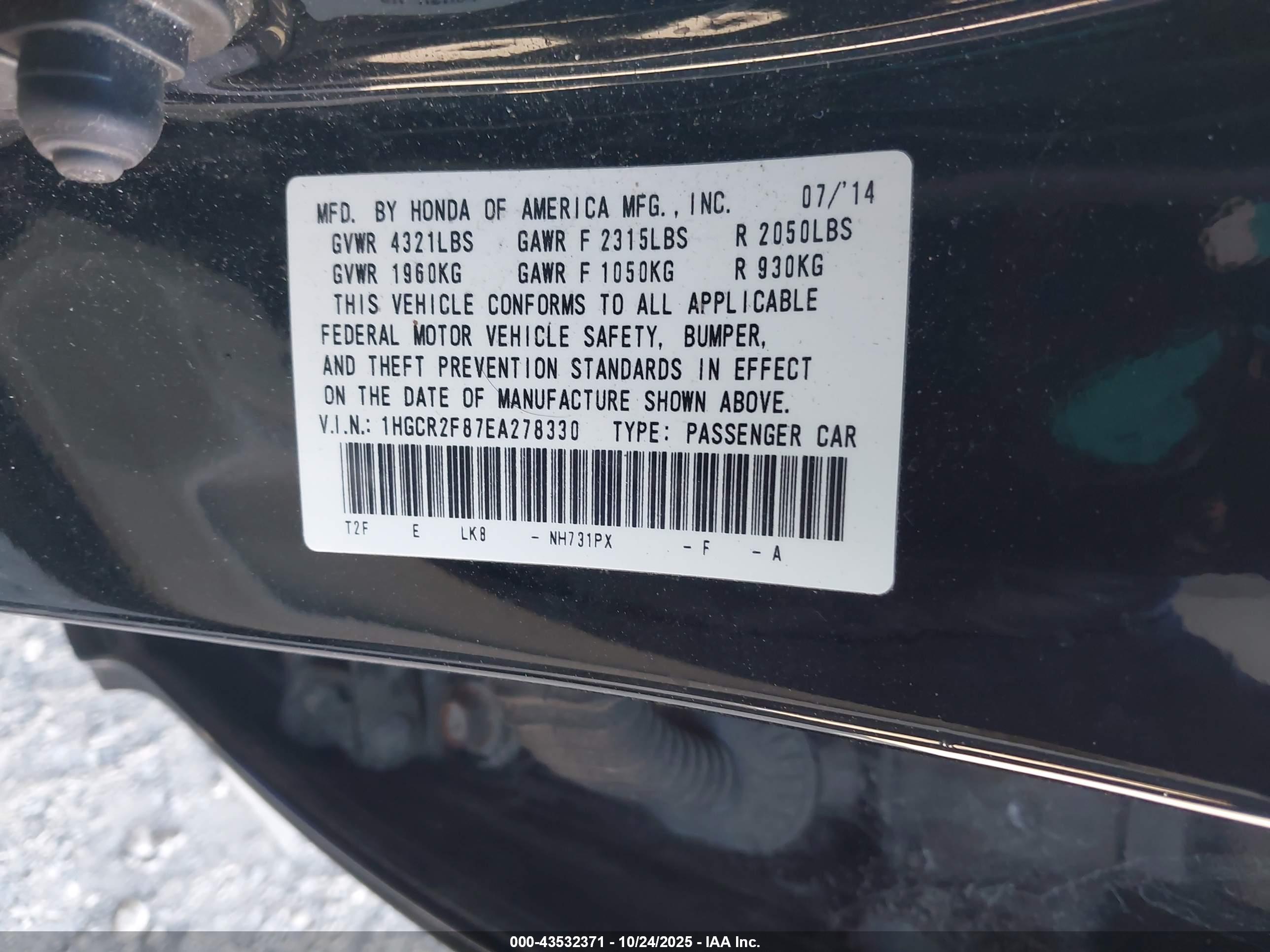 HONDA ACCORD image 9