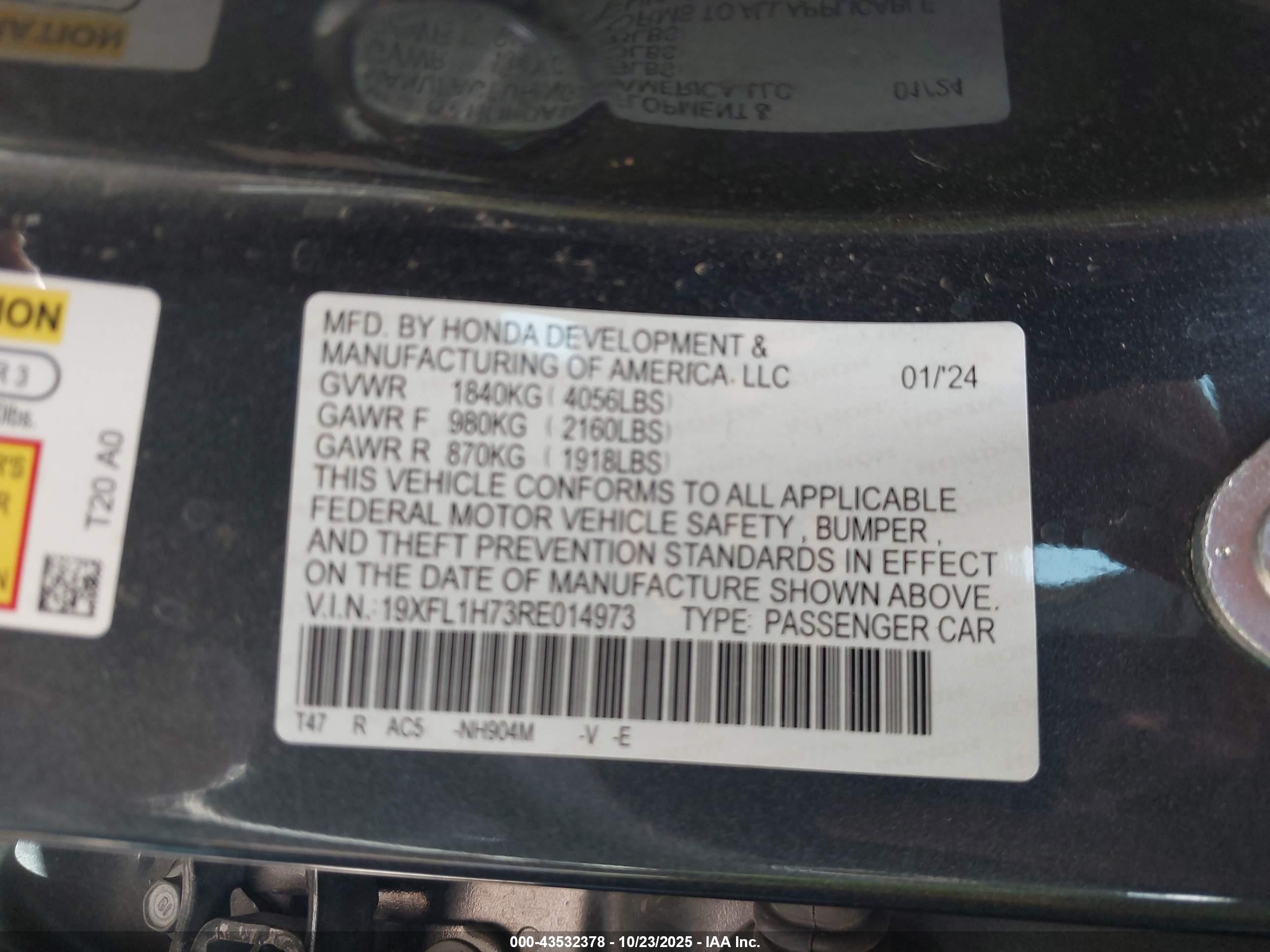HONDA CIVIC image 9