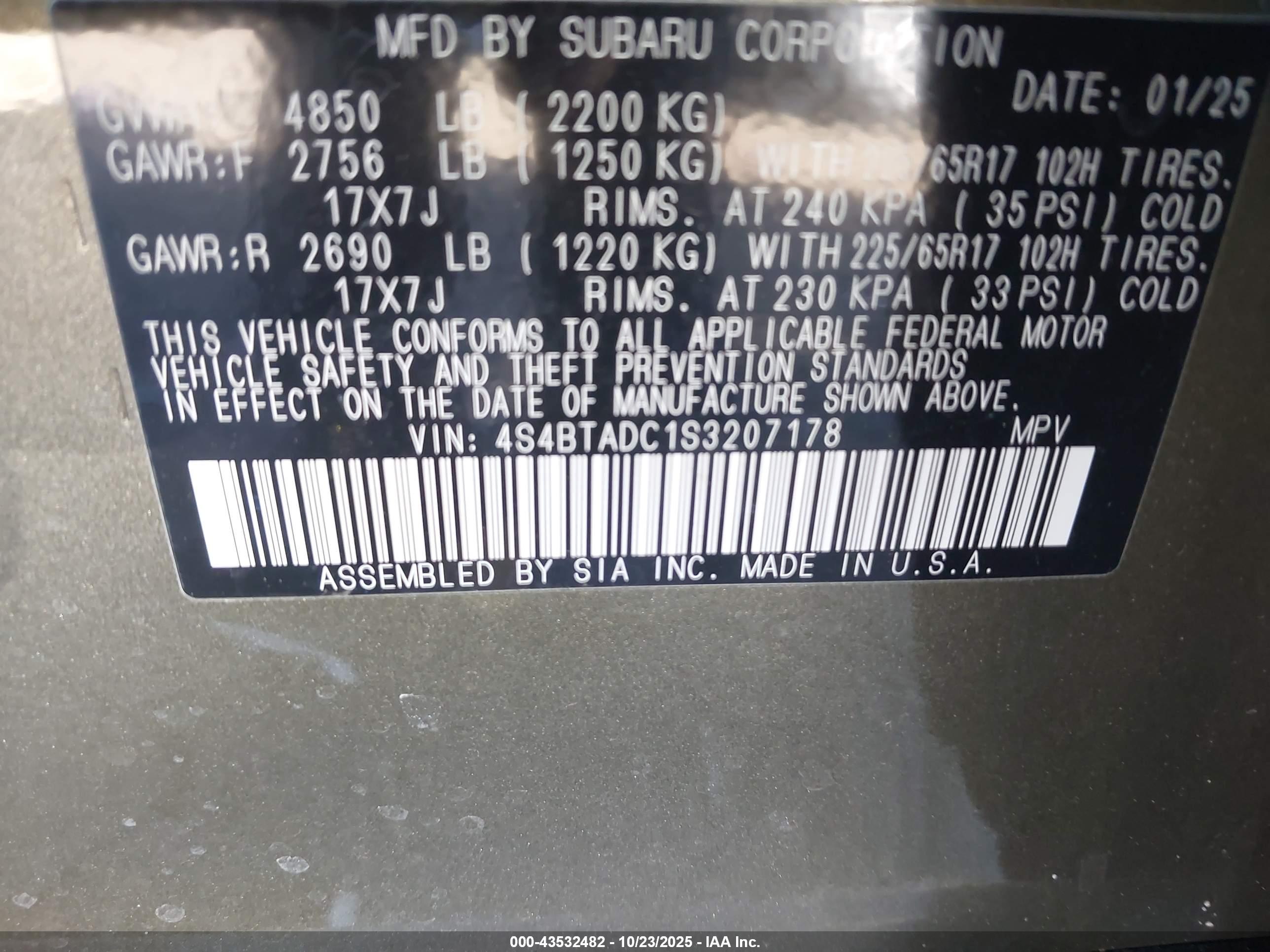SUBARU OUTBACK image 9