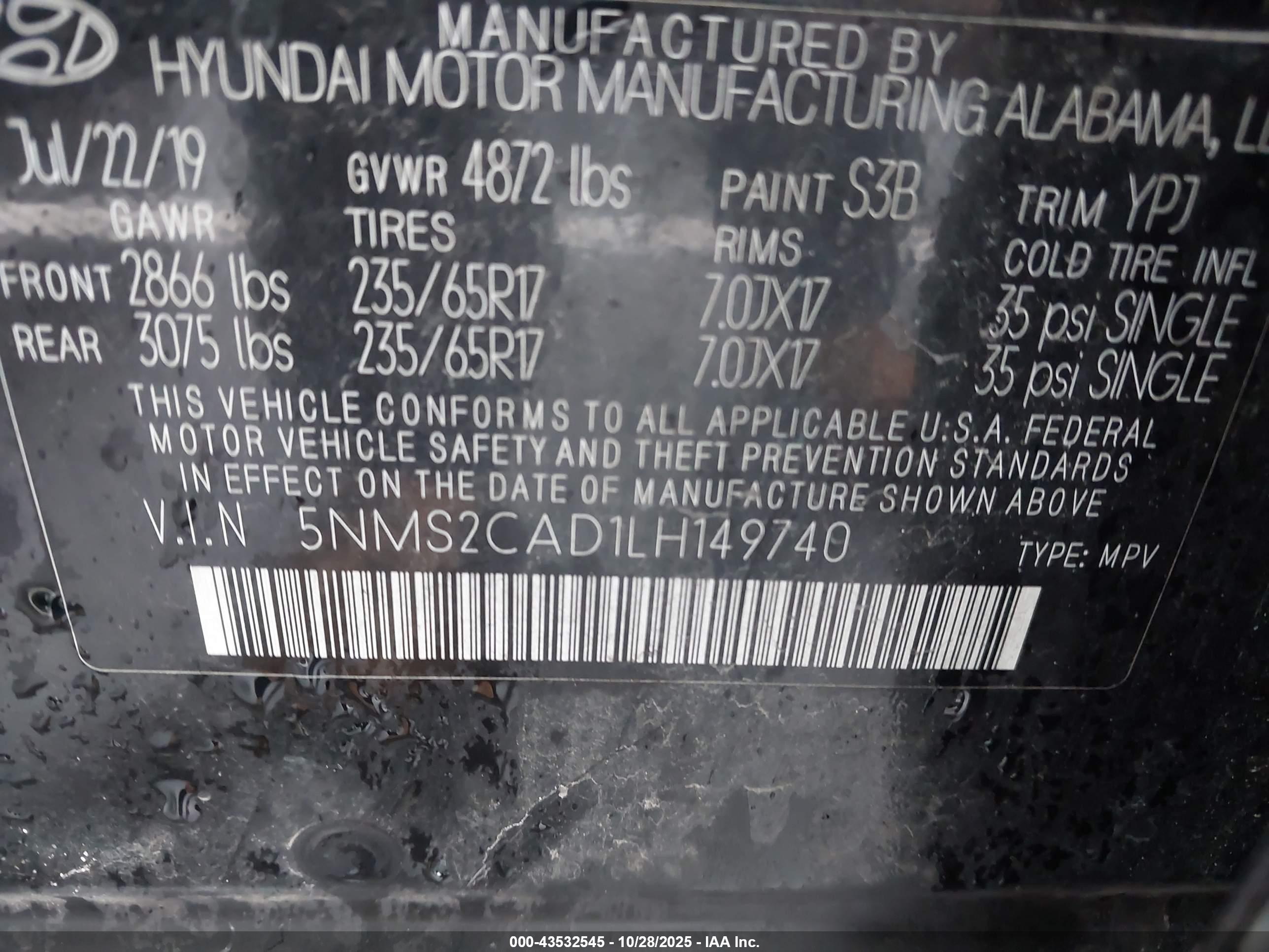 HYUNDAI SANTA image 9