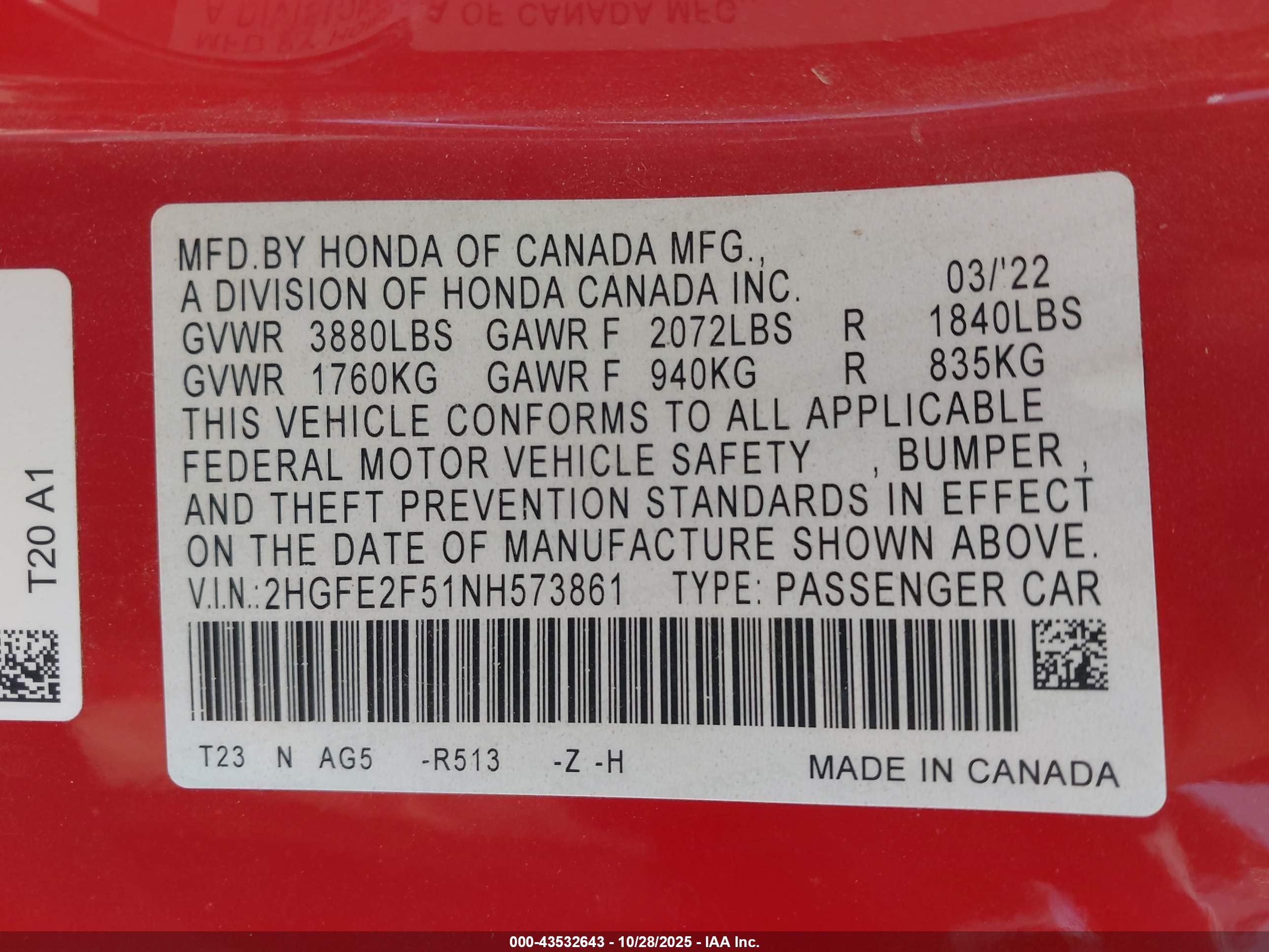 HONDA CIVIC image 9