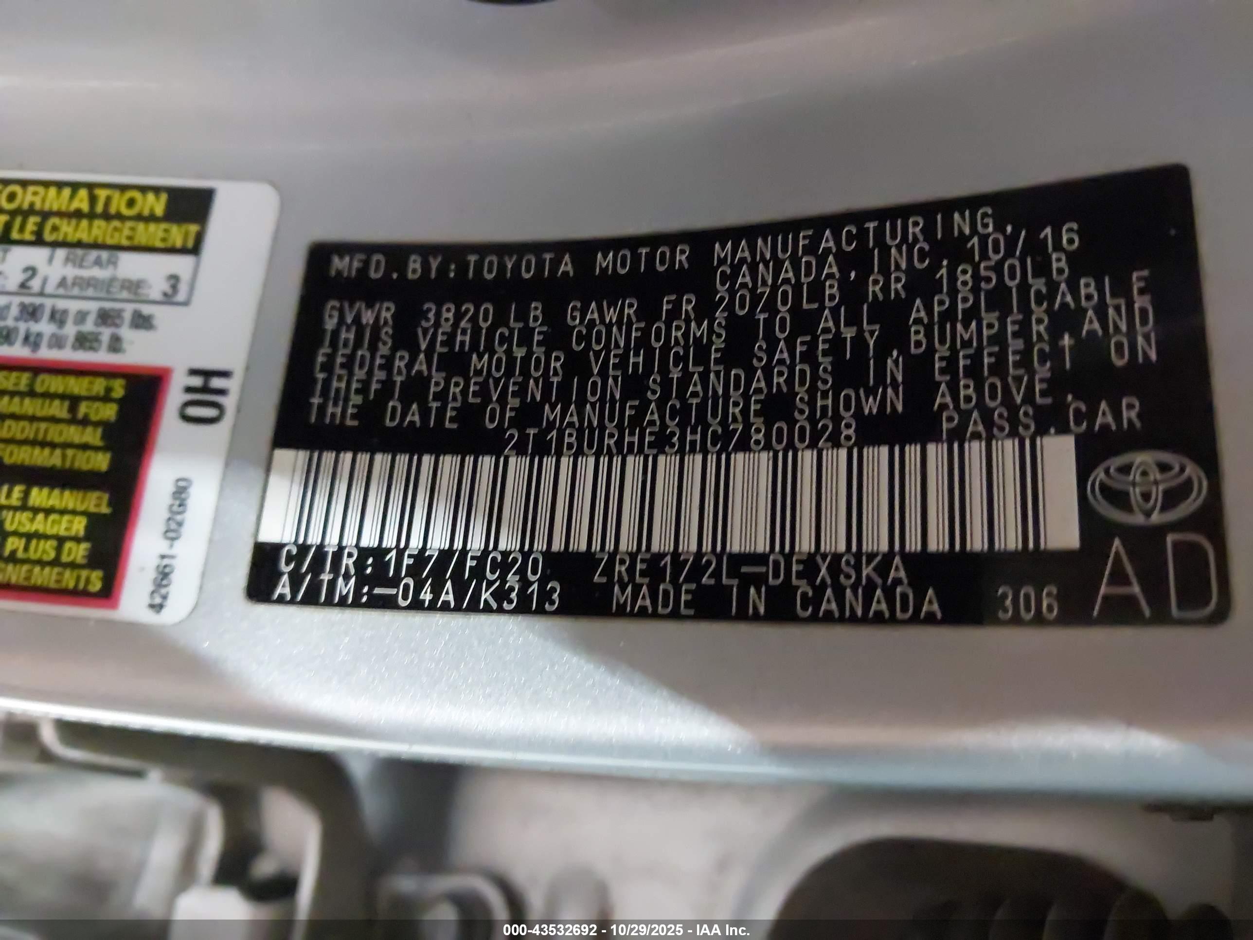 TOYOTA COROLLA image 9