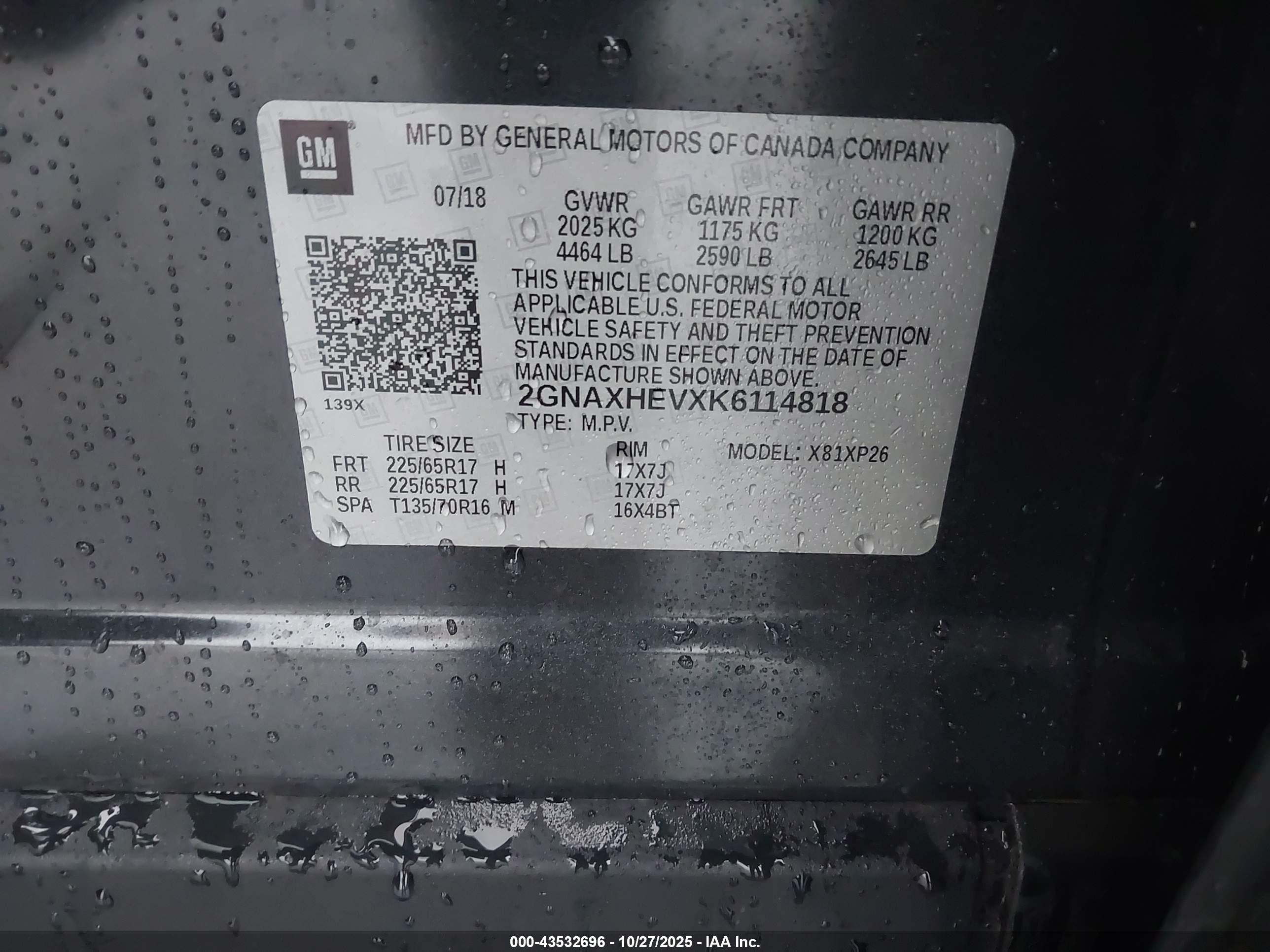 CHEVROLET EQUINOX image 9