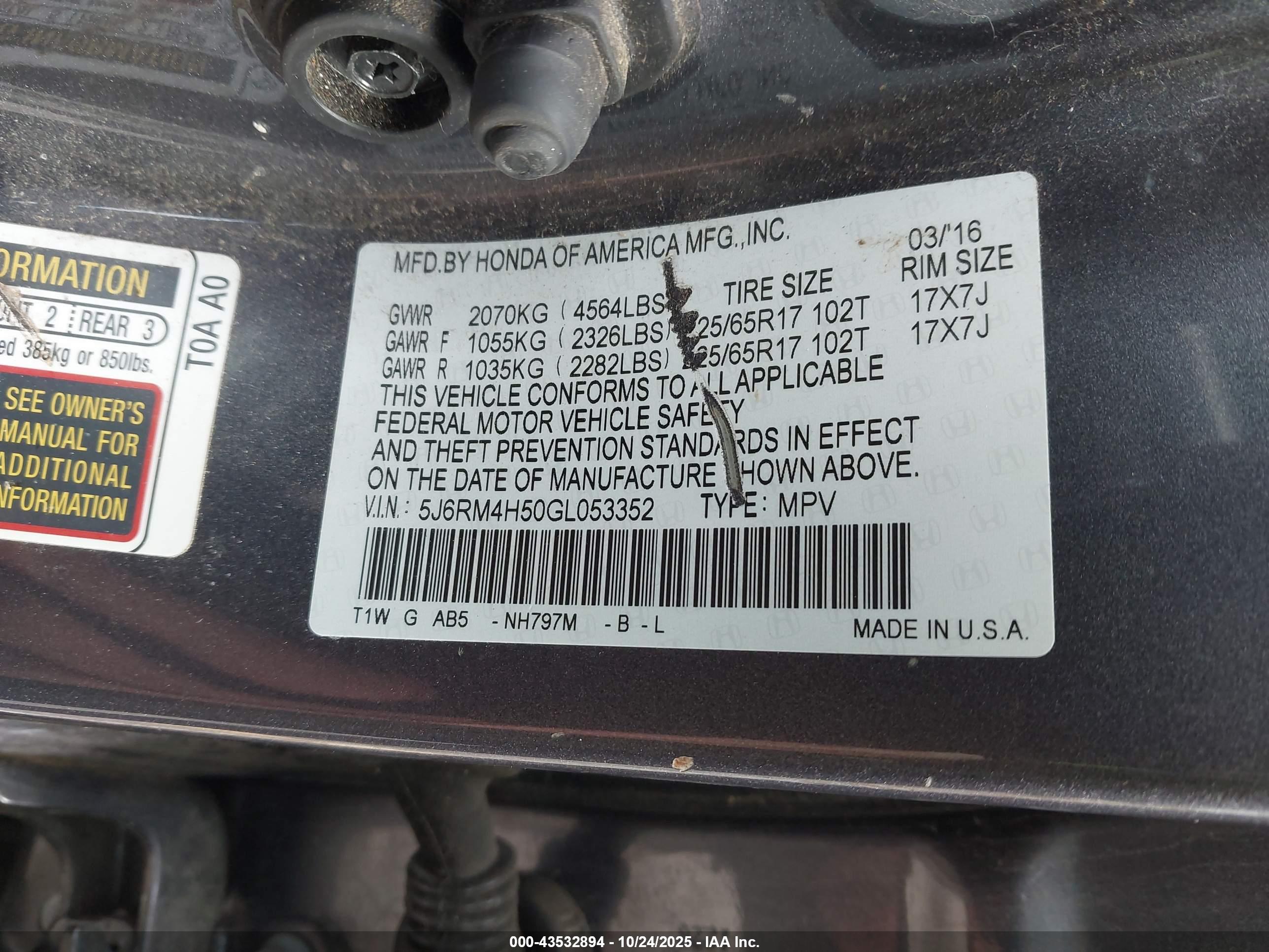 HONDA CR-V image 9