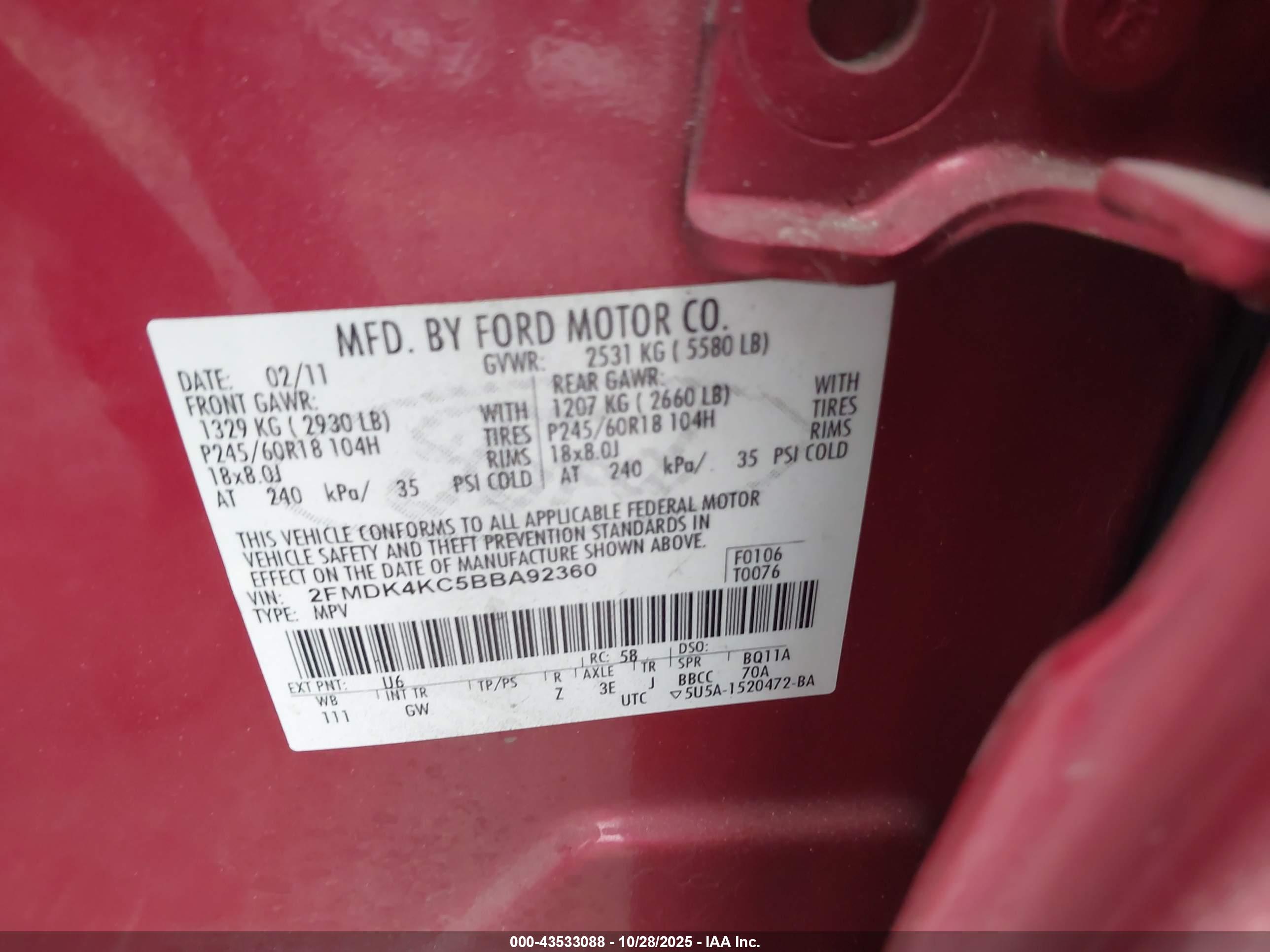 FORD EDGE image 9
