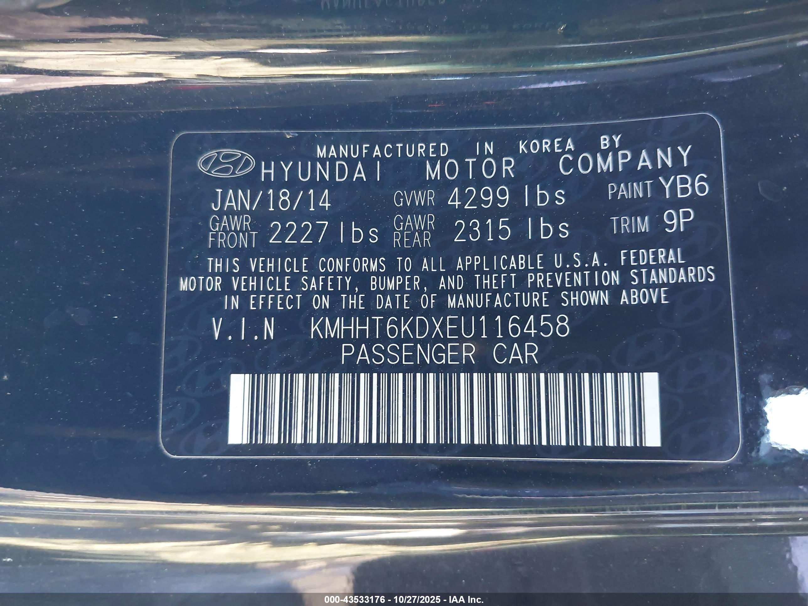 HYUNDAI GENESIS image 9