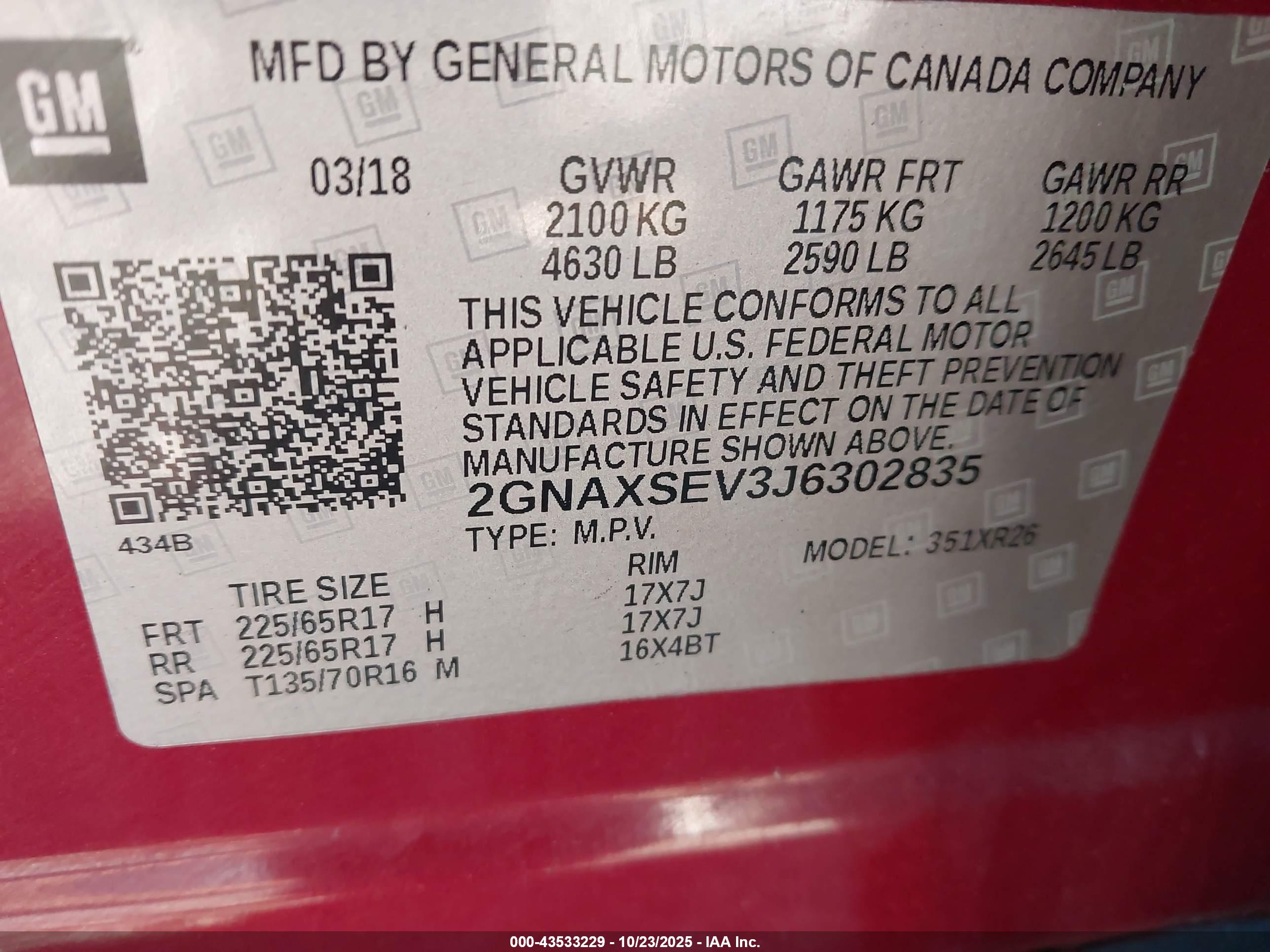 CHEVROLET EQUINOX image 9