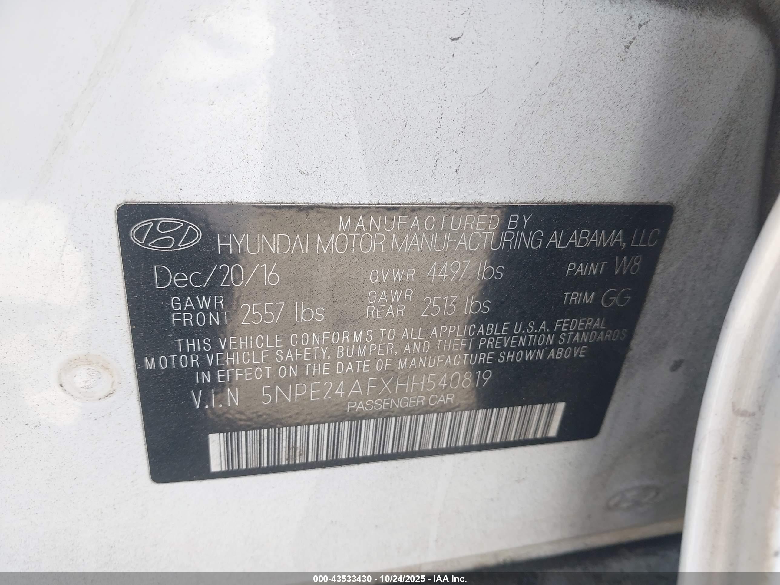 HYUNDAI SONATA image 9