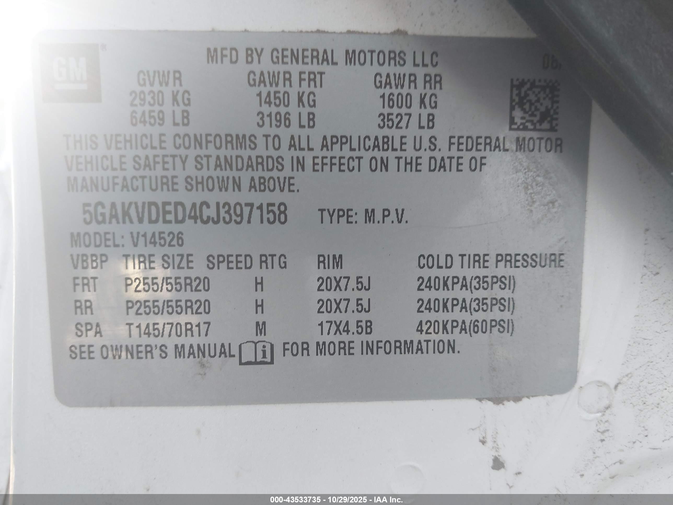 BUICK ENCLAVE image 9