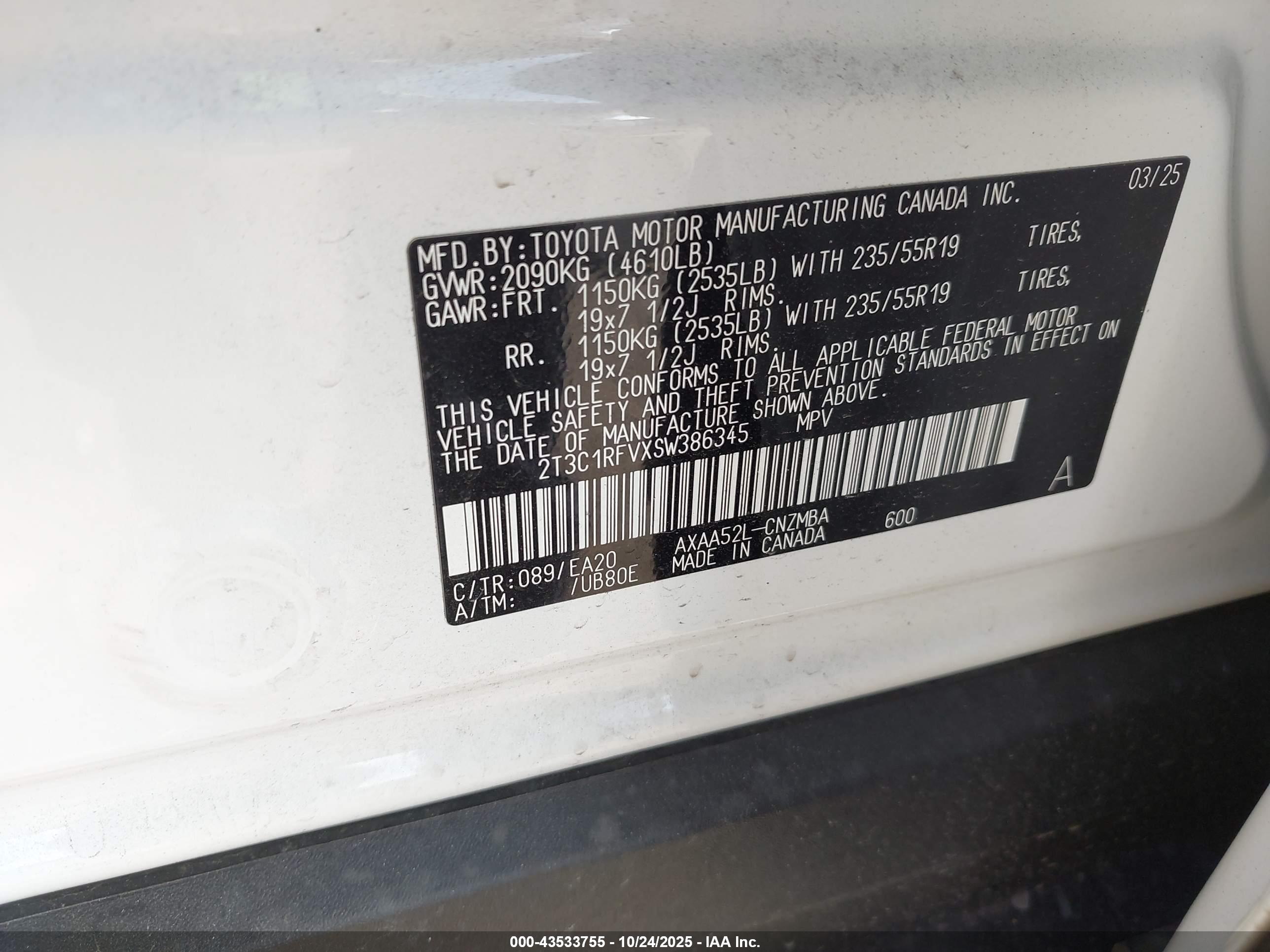 TOYOTA RAV4 image 9