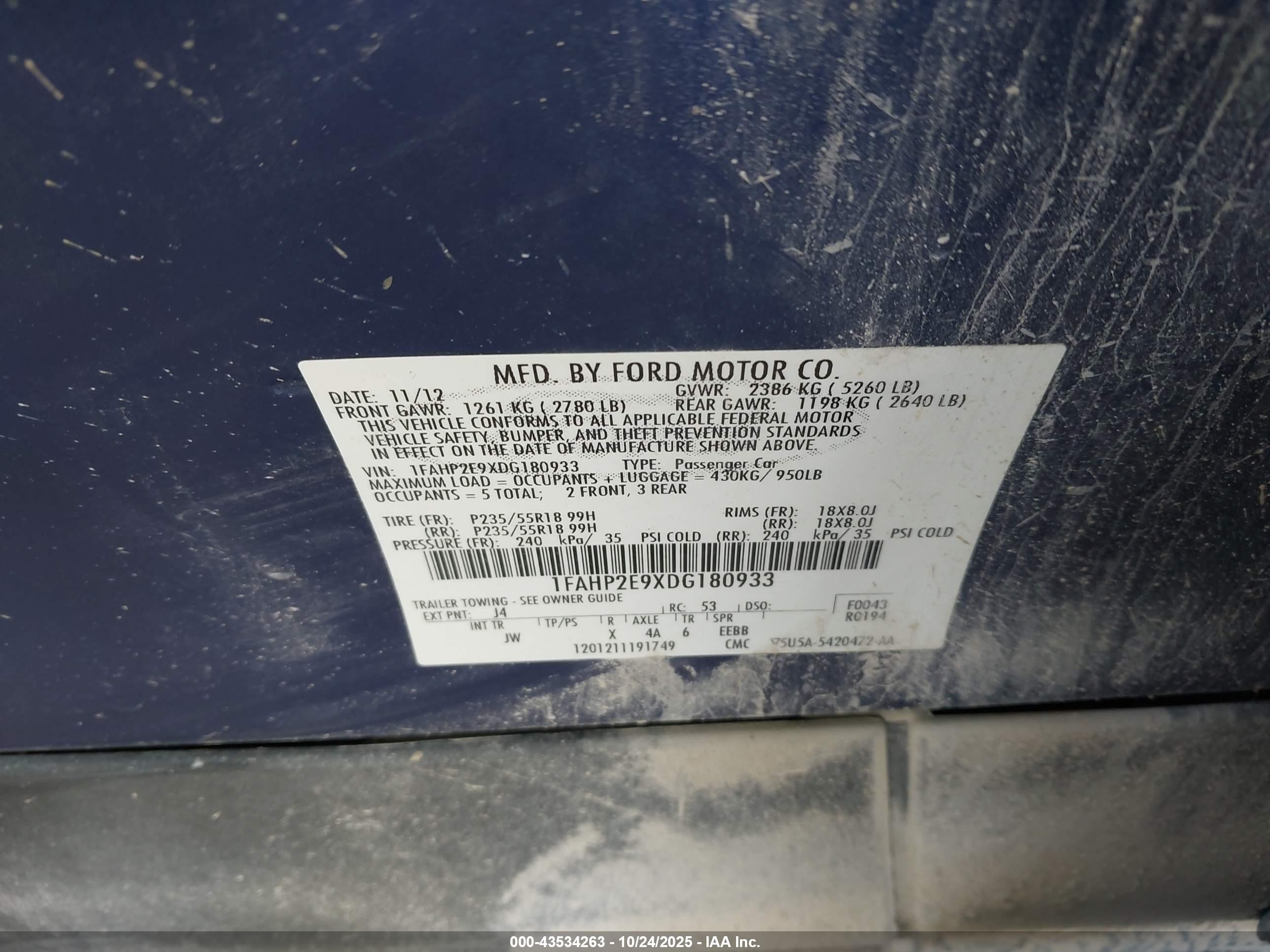FORD TAURUS image 9