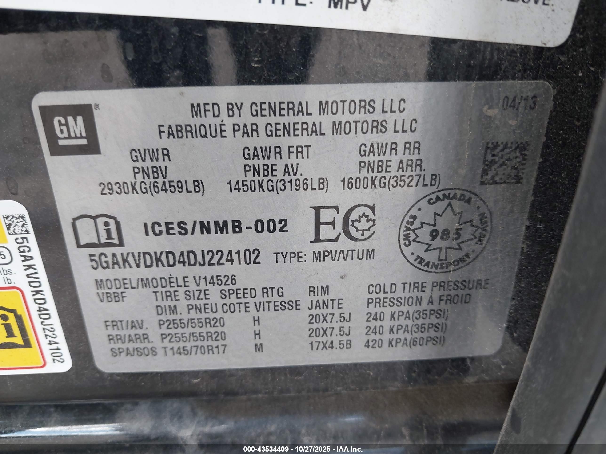 BUICK ENCLAVE image 9