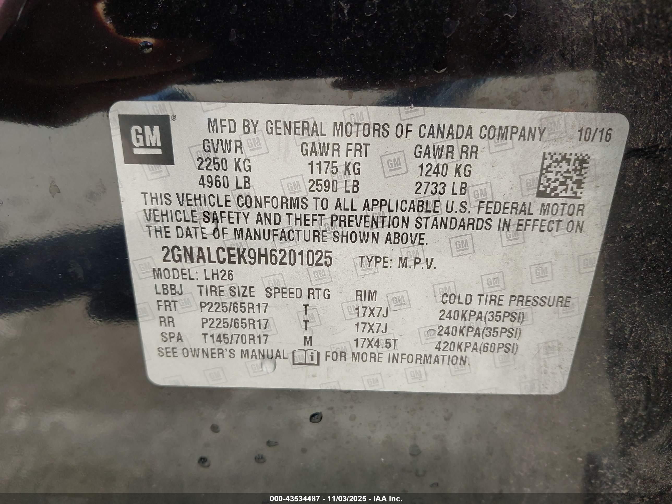 CHEVROLET EQUINOX image 9