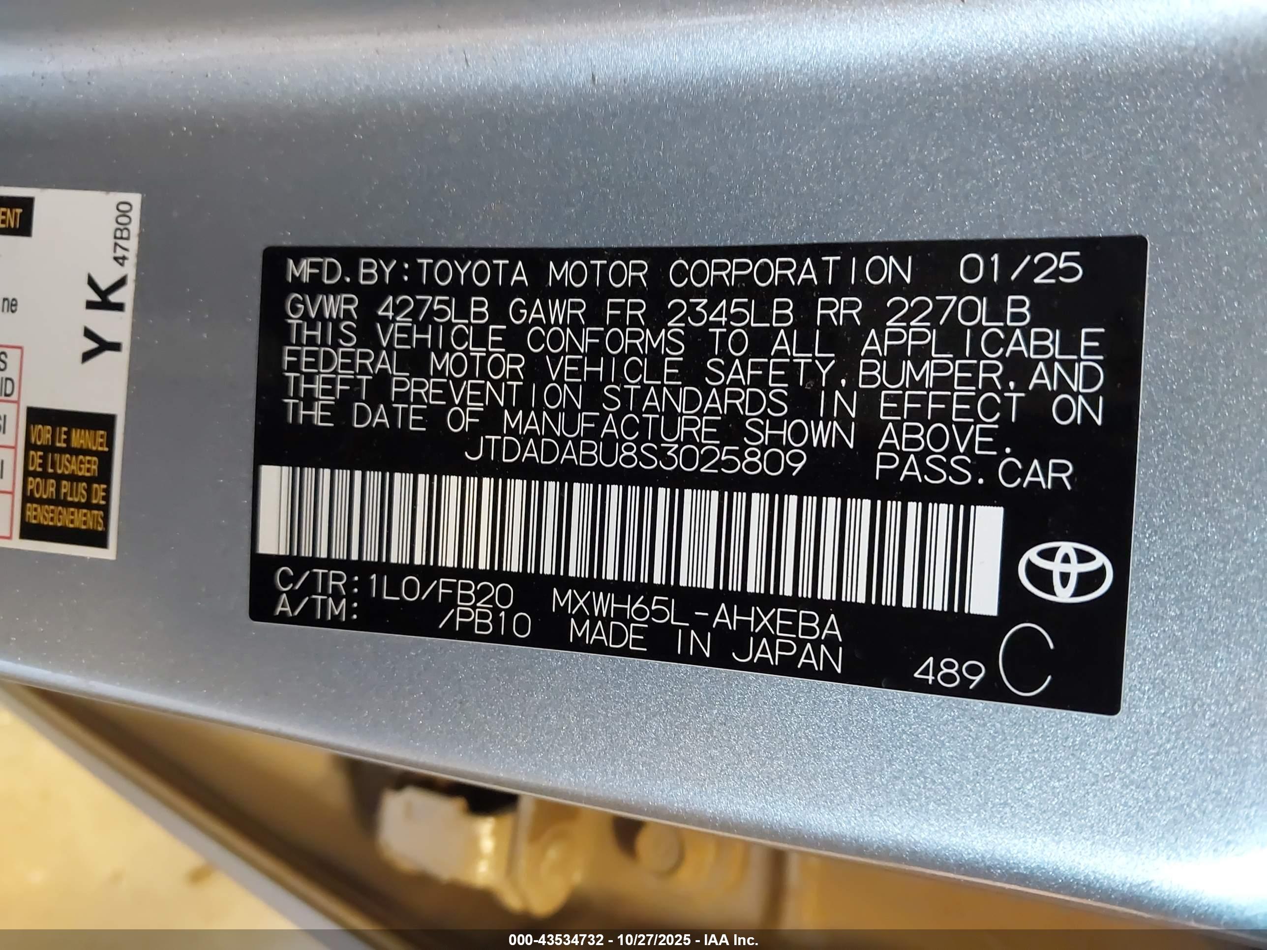 TOYOTA PRIUS image 9