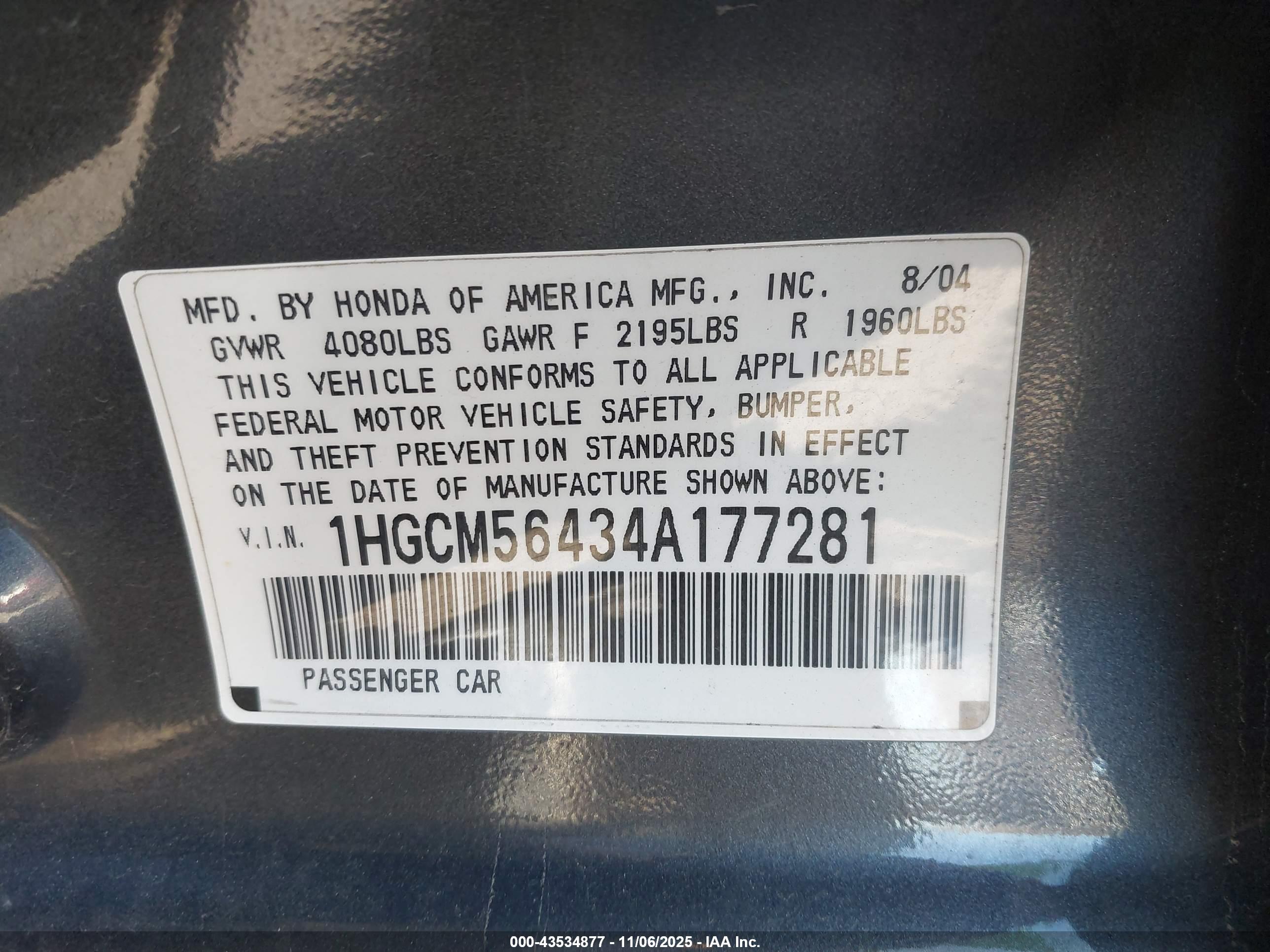 HONDA ACCORD image 9