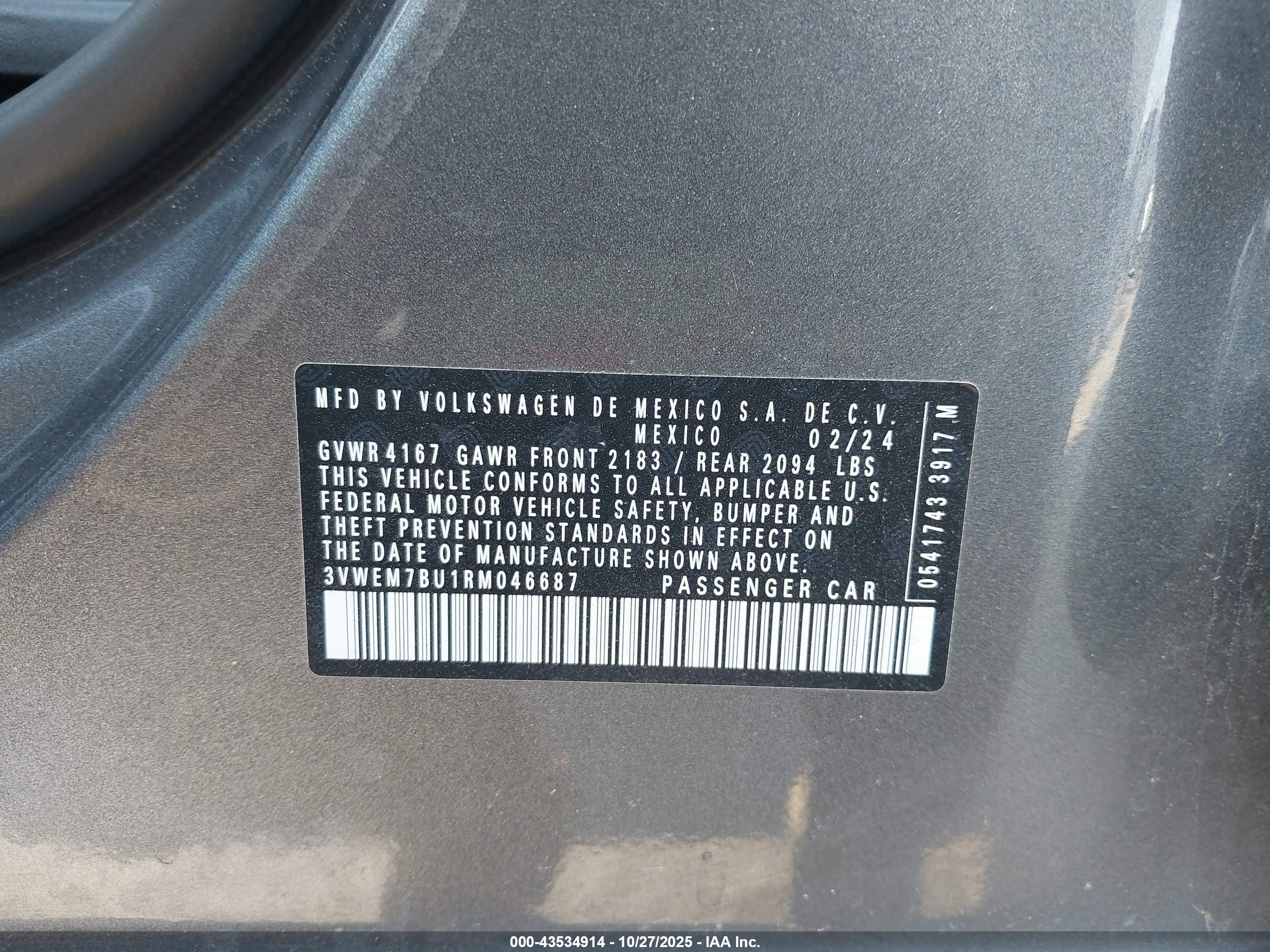 VOLKSWAGEN JETTA image 9